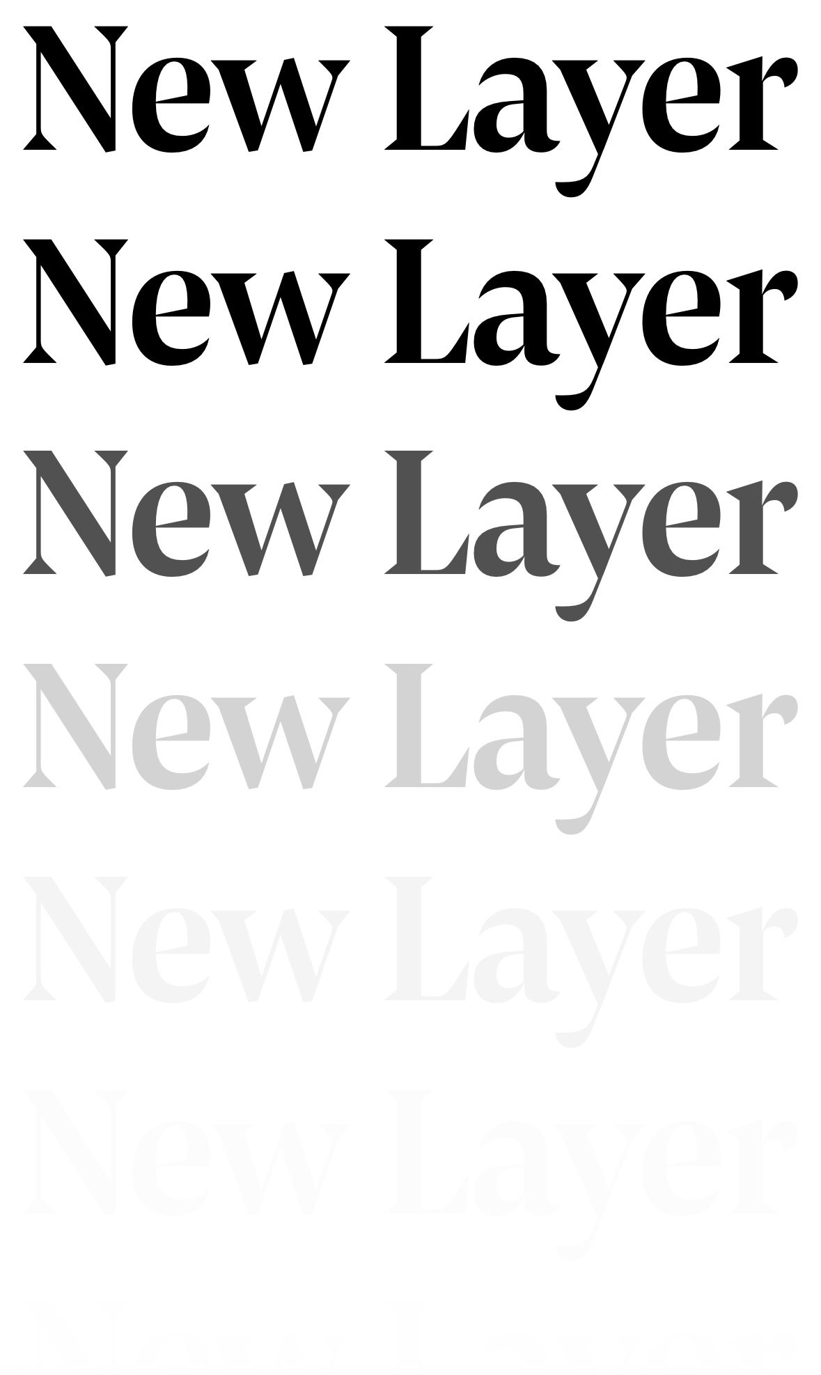 Preview Website of New Layer