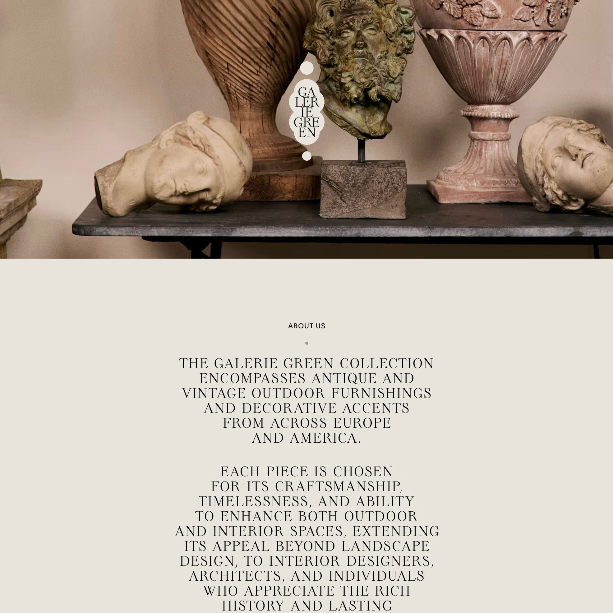 Preview Website of Galerie Green