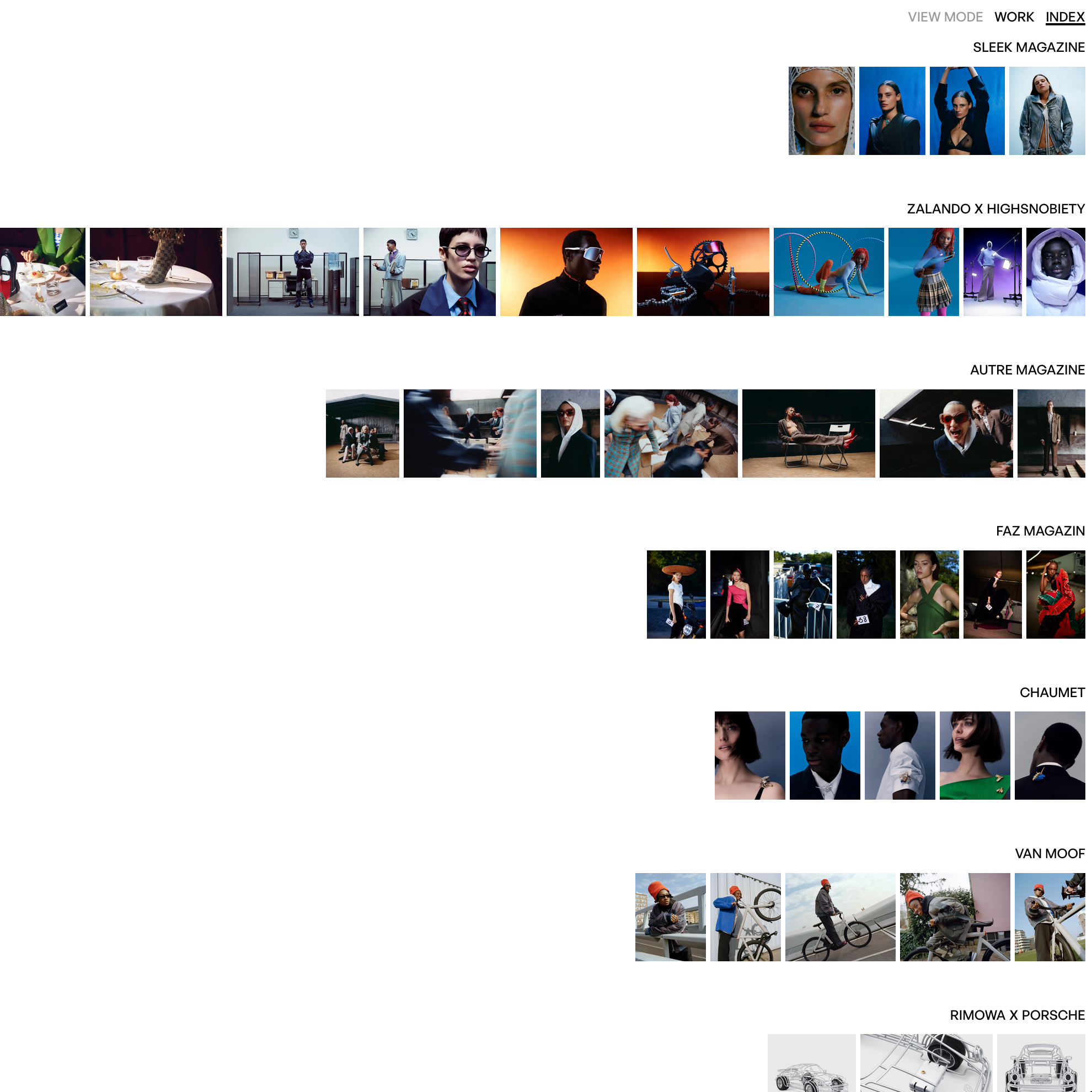 Preview Website of New Layer