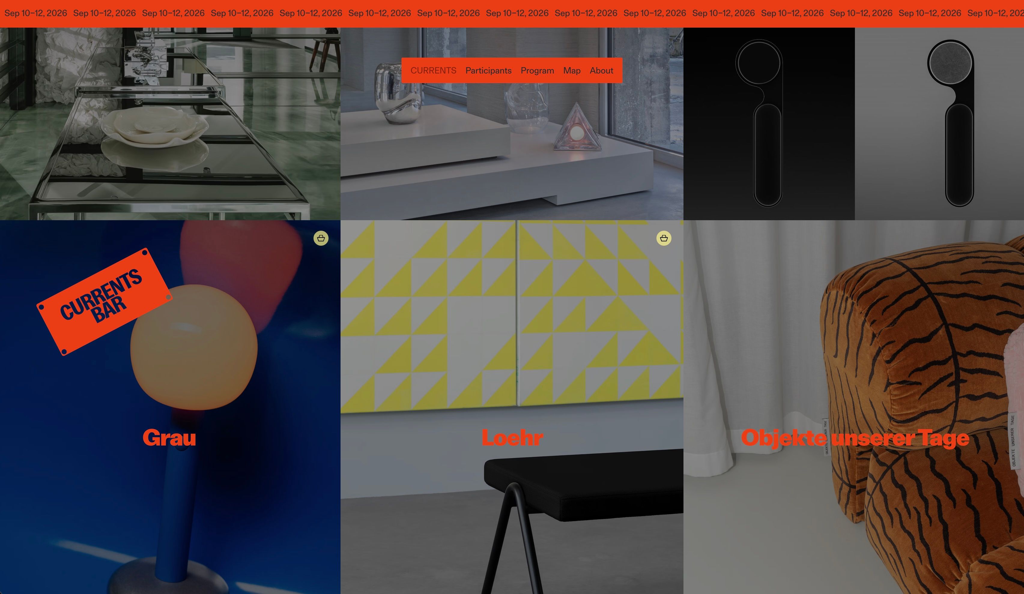 Preview Website of Currents