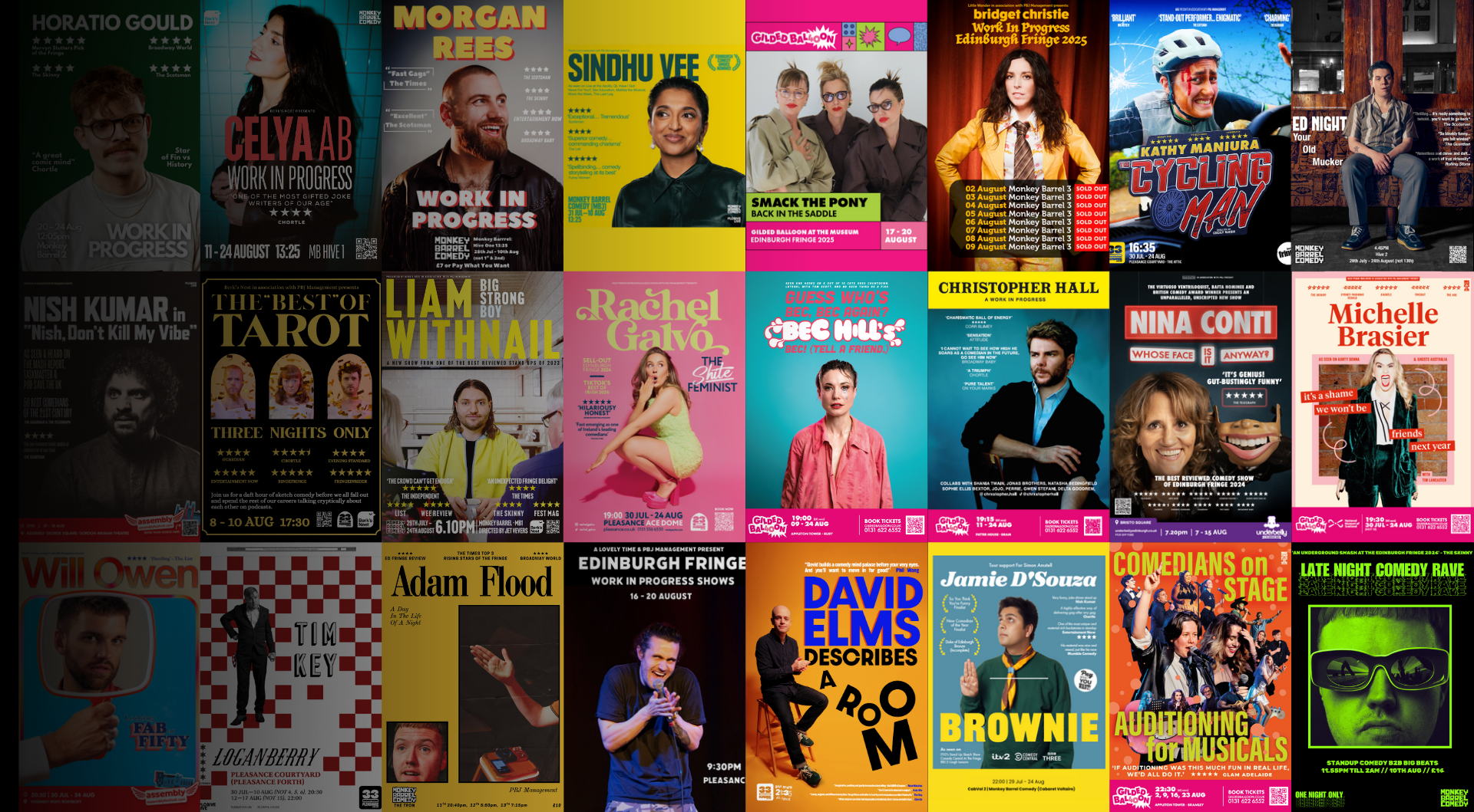 The 2025 Edinburgh Fringe Festival line up is here