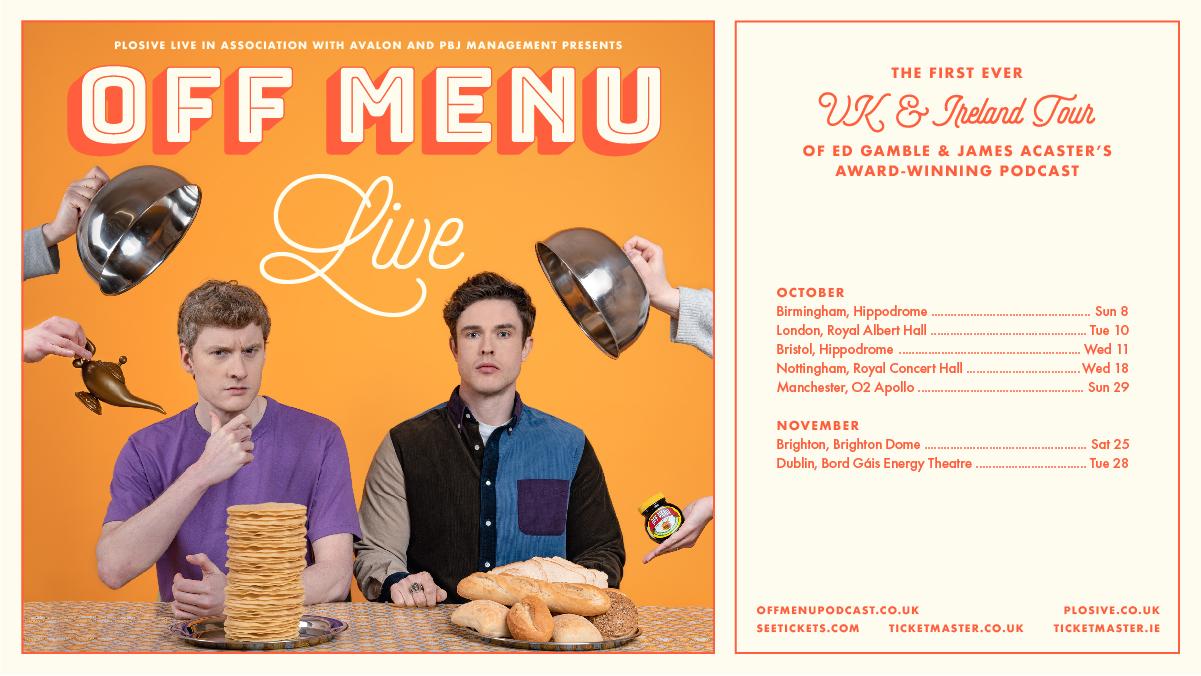 Off Menu hits the road with first ever Live Tour