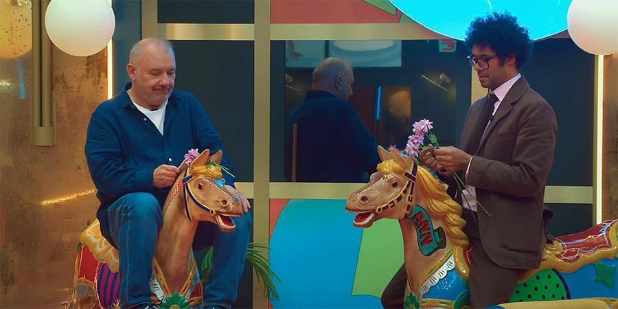 Last One Laughing UK Picks Up BAFTA's For Best Entertainment and Bob Mortimer's Entertainment Performance, also starring Richard Ayoade!