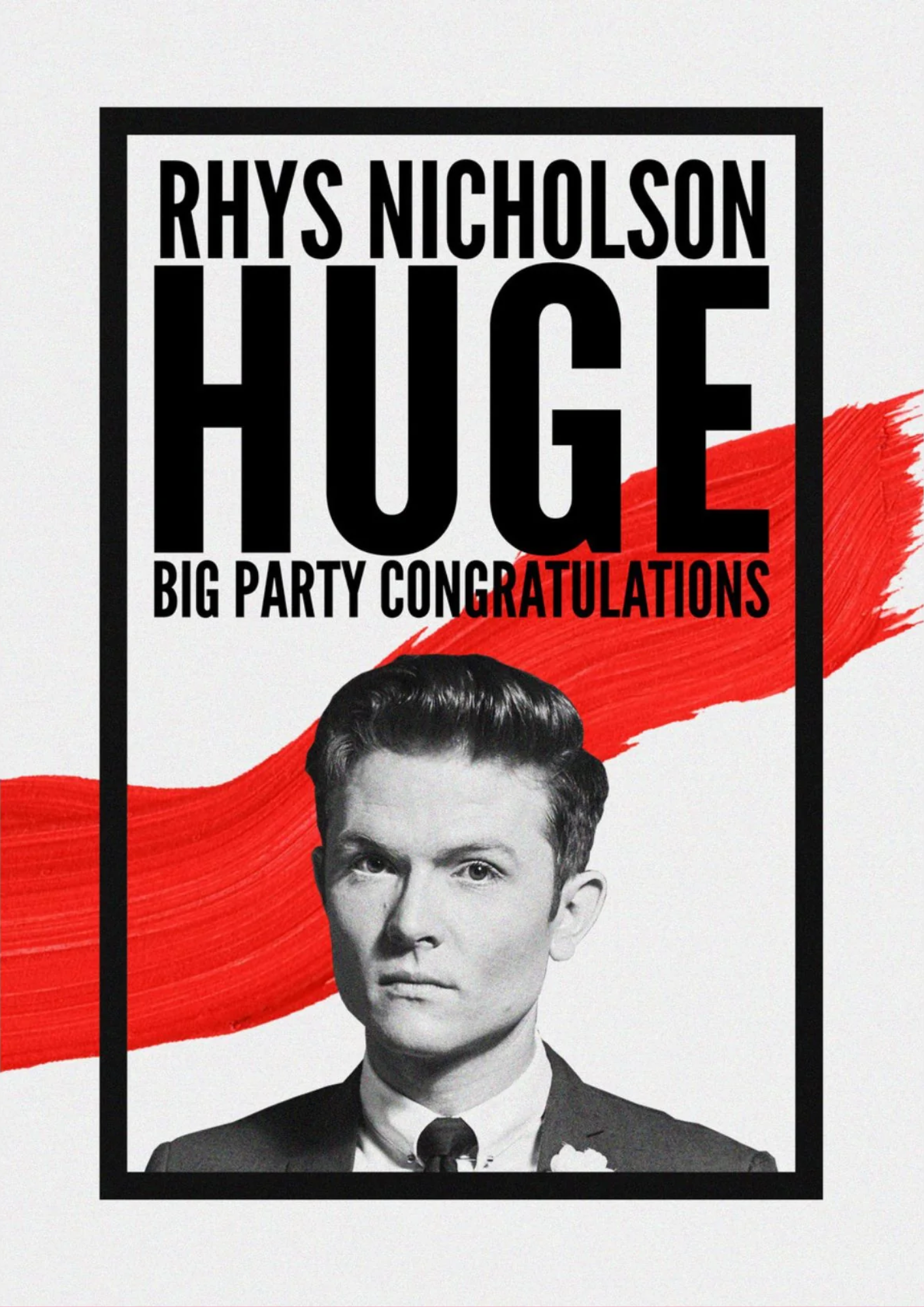 Huge Big Party Congratulations