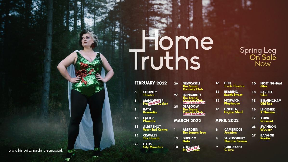 Kiri Pritchard McLean Live on Tour with 'Home Truths'