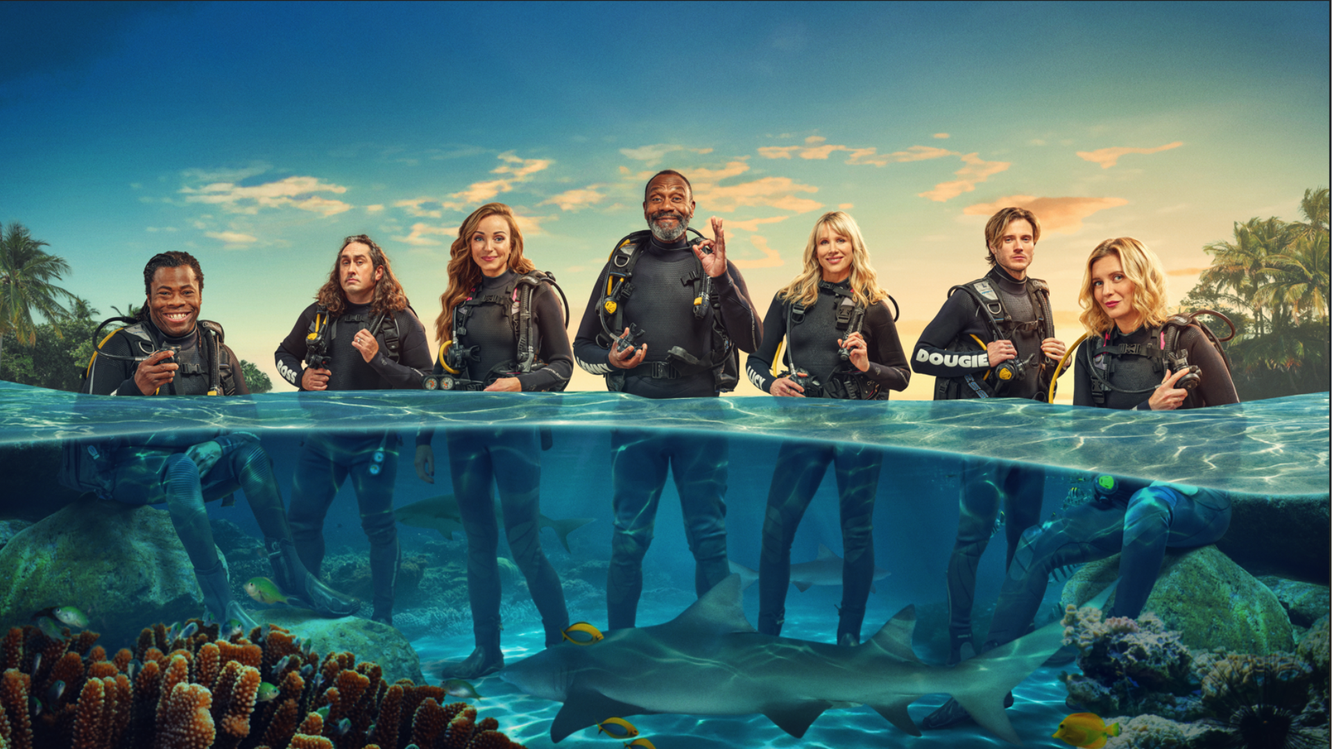 Lenny Henry and Ross Noble dive into 'SHARK! Celebrity Infested Waters'