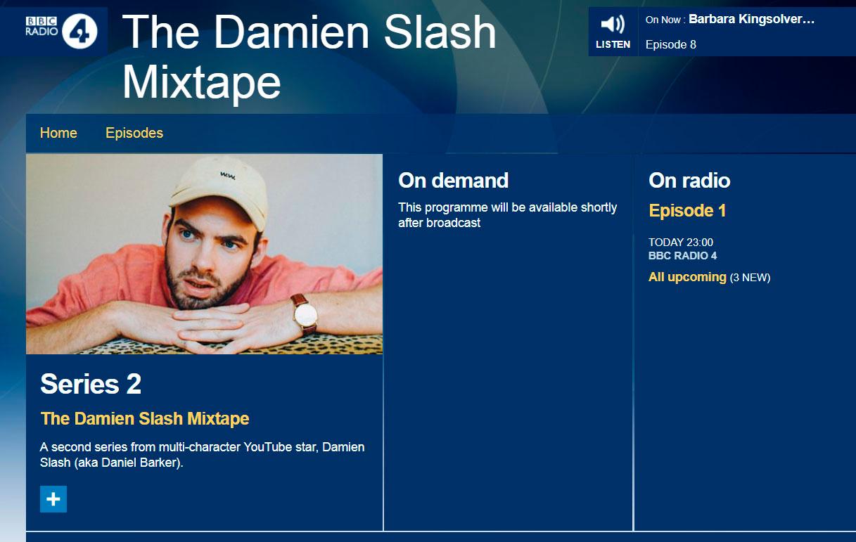 Series 2 of The Damien Slash Mixtape Out Now