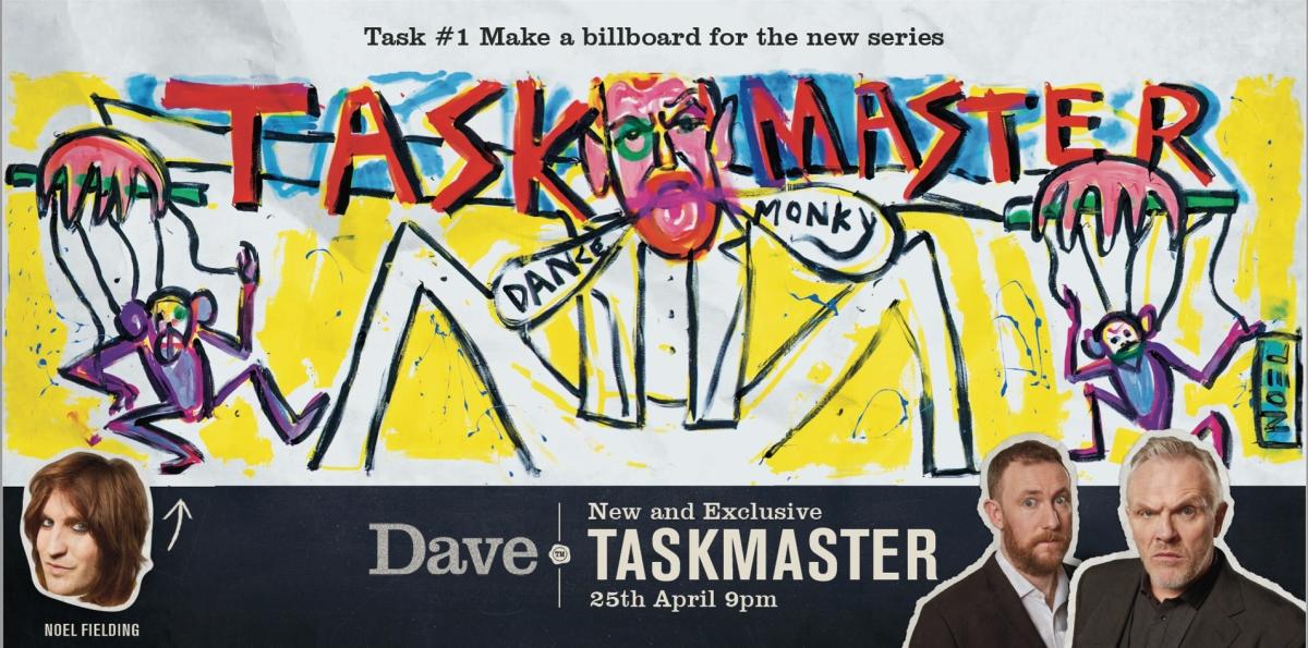 Noel Fielding is staring in Taskmaster on Dave