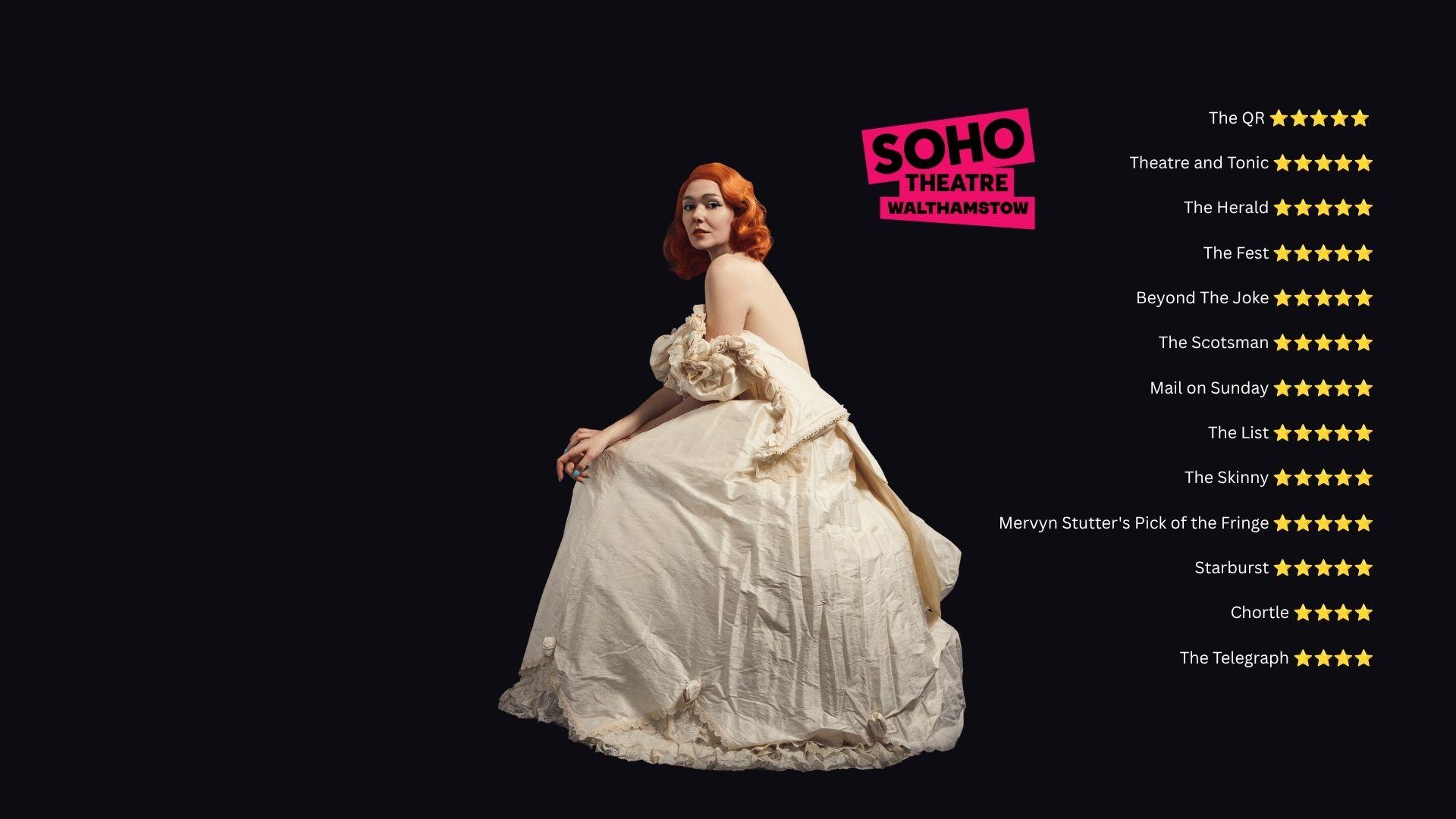 Elf Lyons' award-winning show ‘The Woman on the Edge’ is coming to Soho Theatre Walthamstow in Janaury 2027!