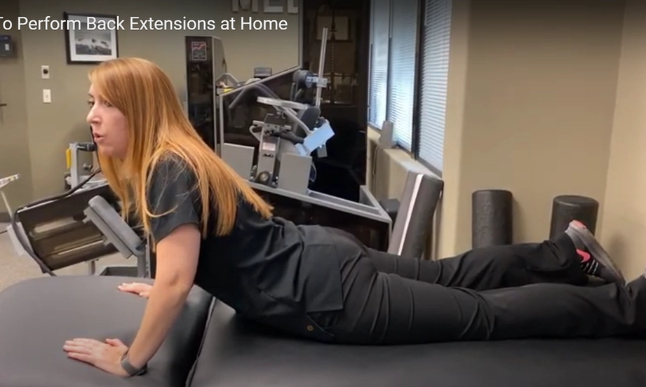 How To Perform the Back Extension Exercise | The Center for