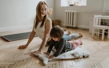 prone press up stretch