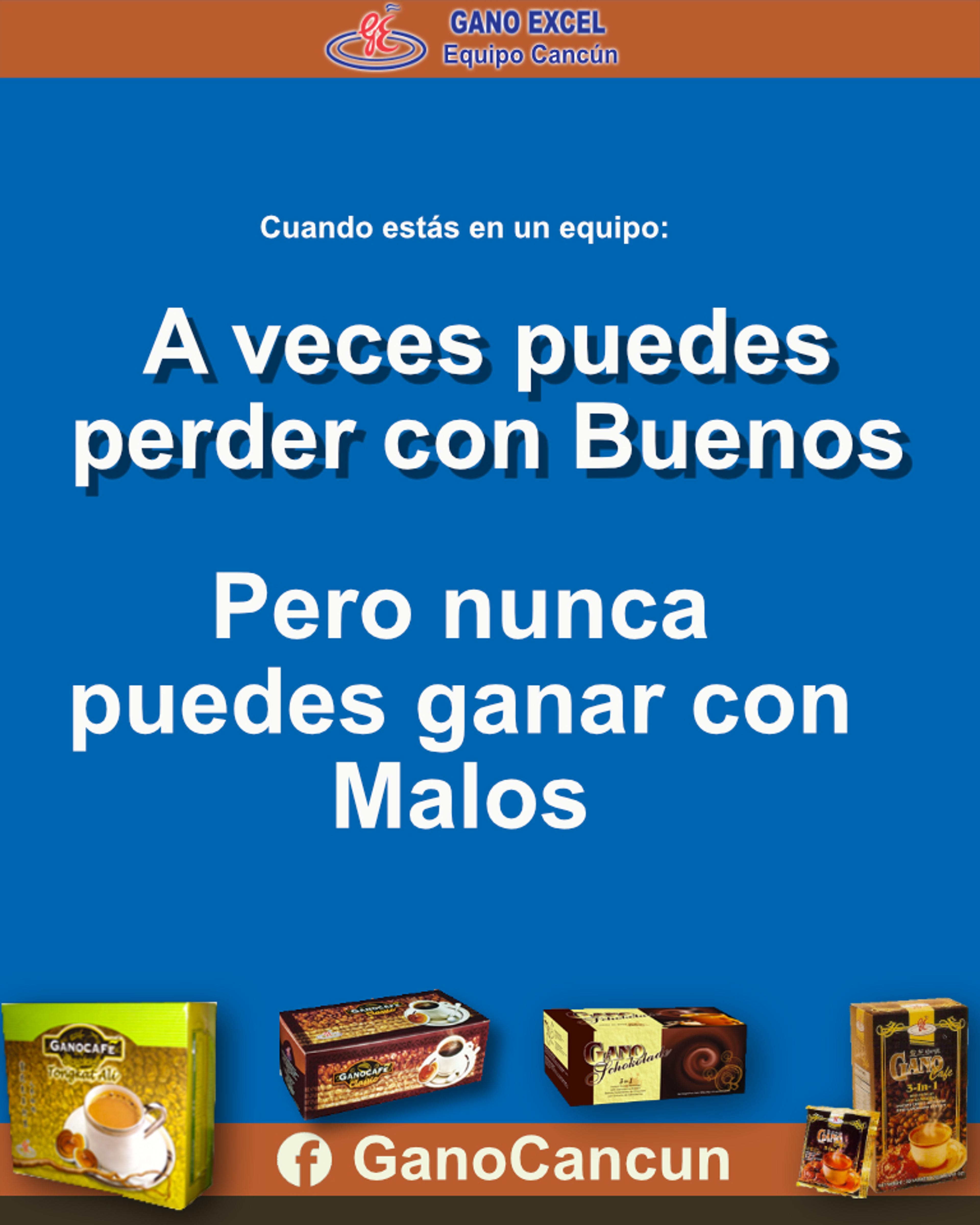 En el trabajo en equipo nunca se puede ganar con malos elementos