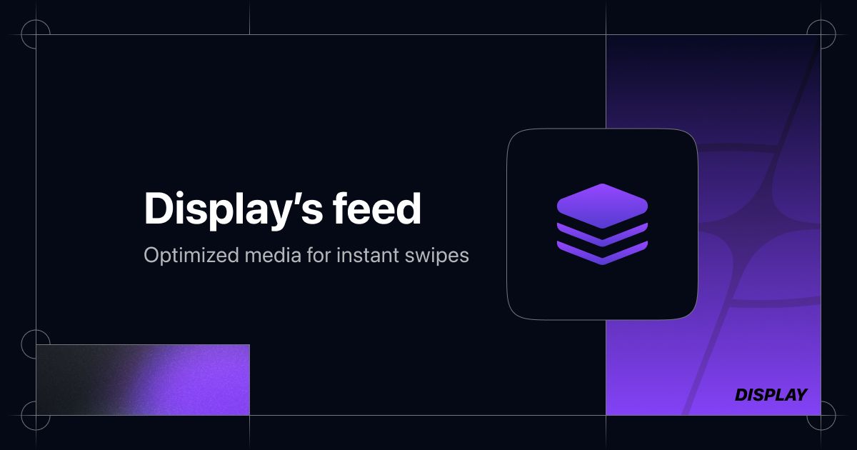 Display feed thumbnail