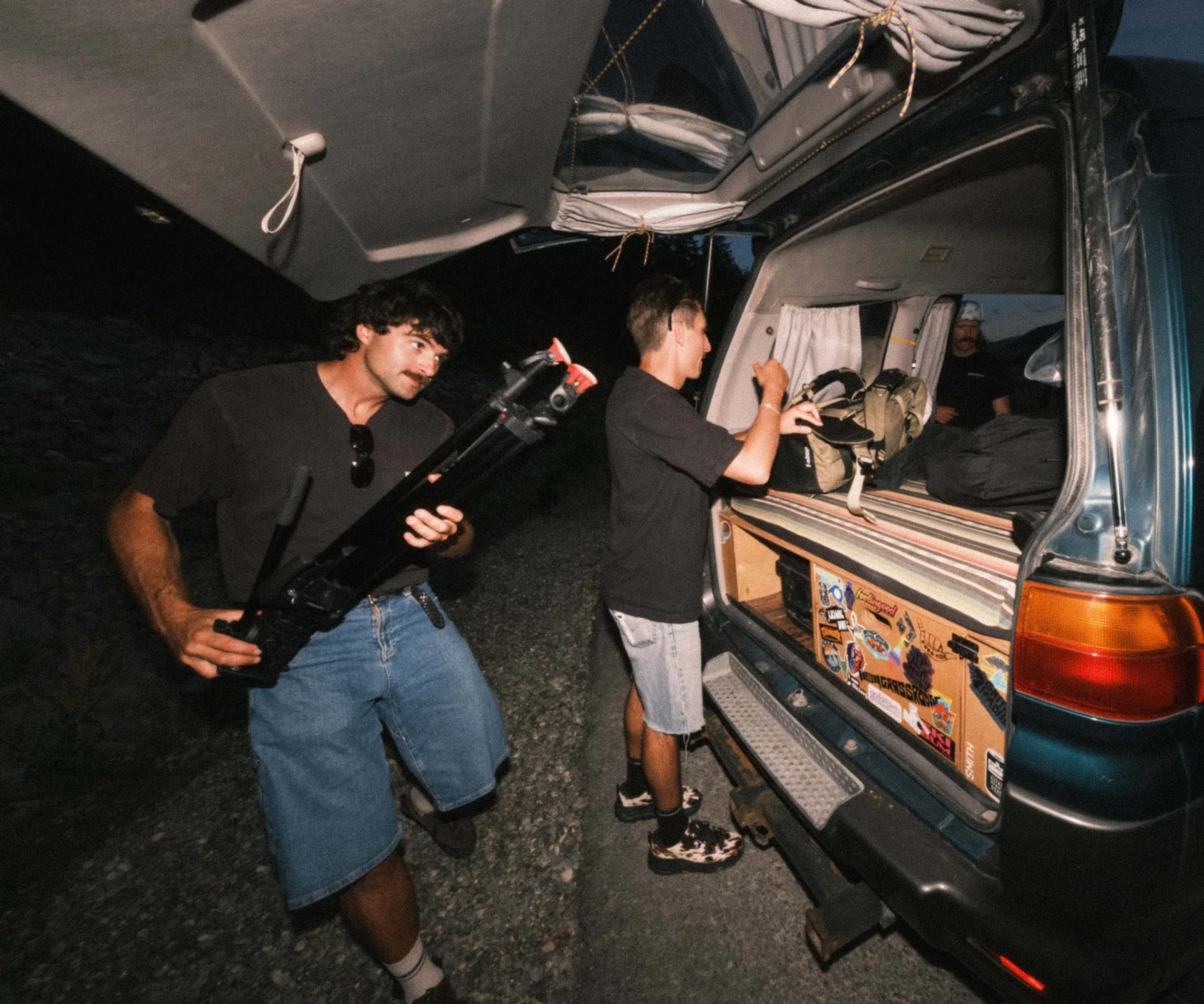 Yuki's rear hatch open