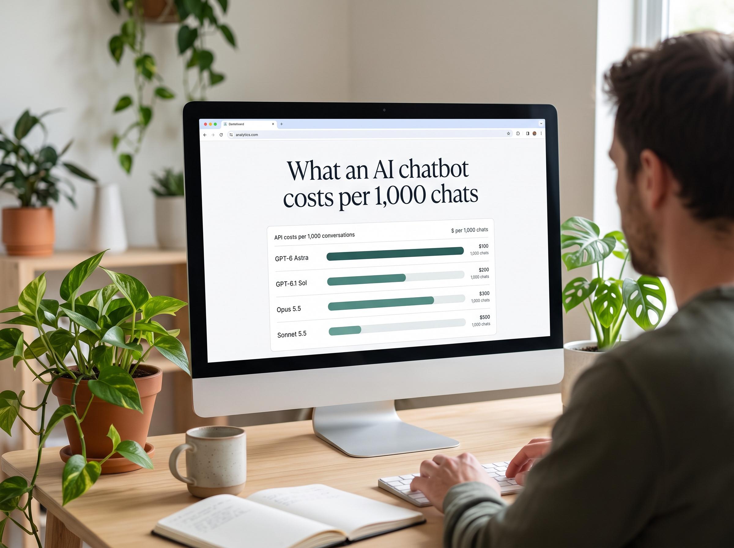 What an AI chatbot costs per 1,000 chats