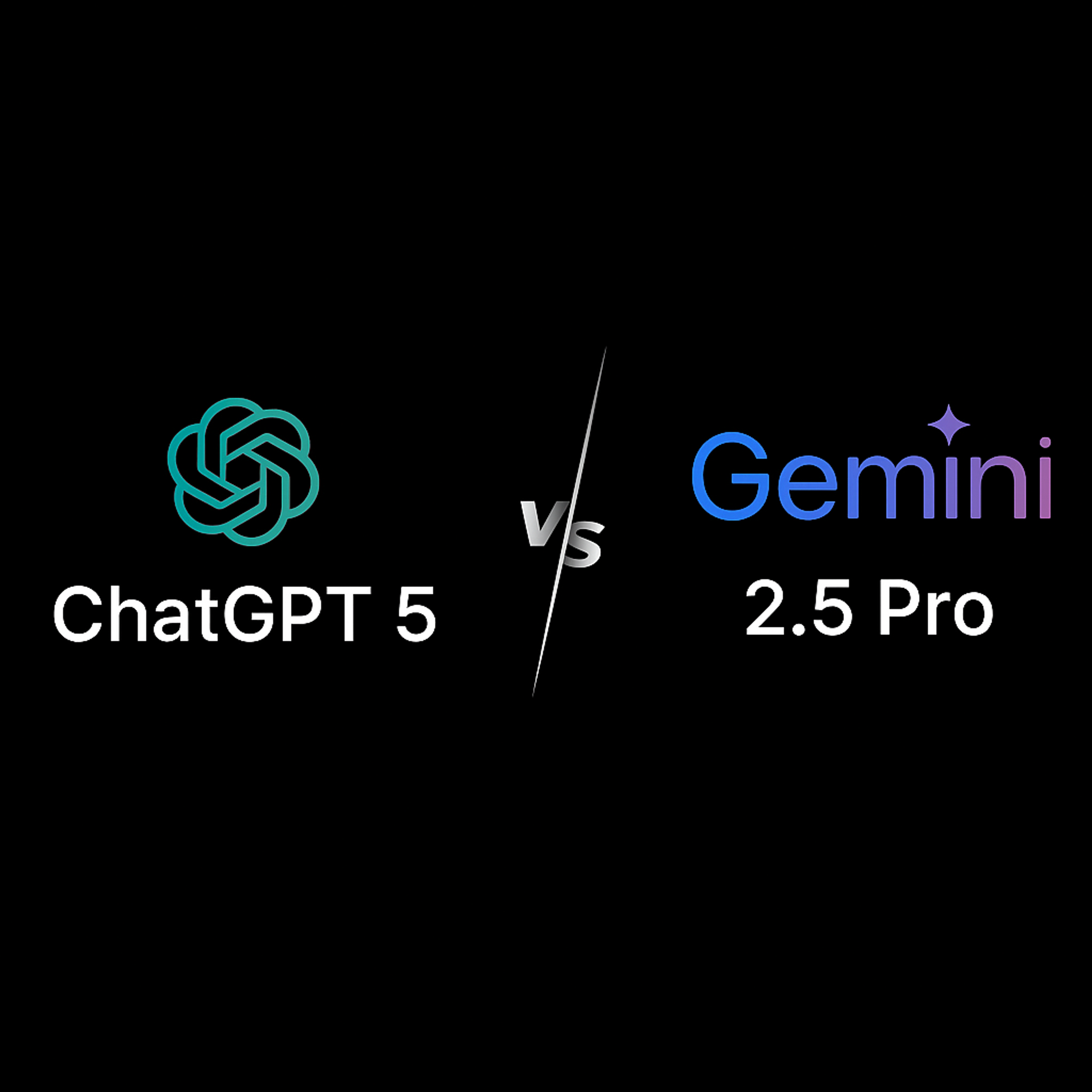 ChatGPT 5 vs Google Gemini 2.5 Pro