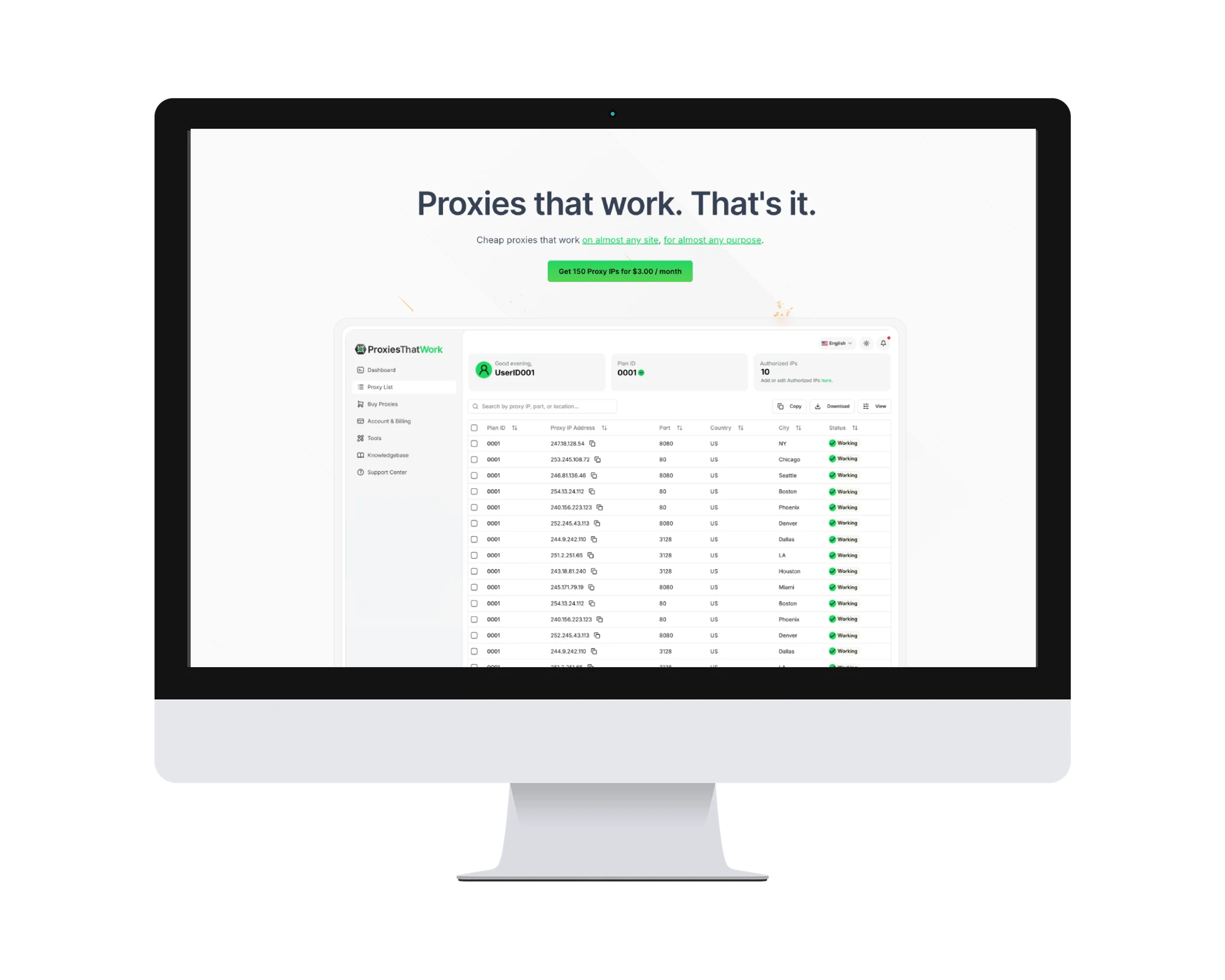 ProxiesThatWork Next.js web application