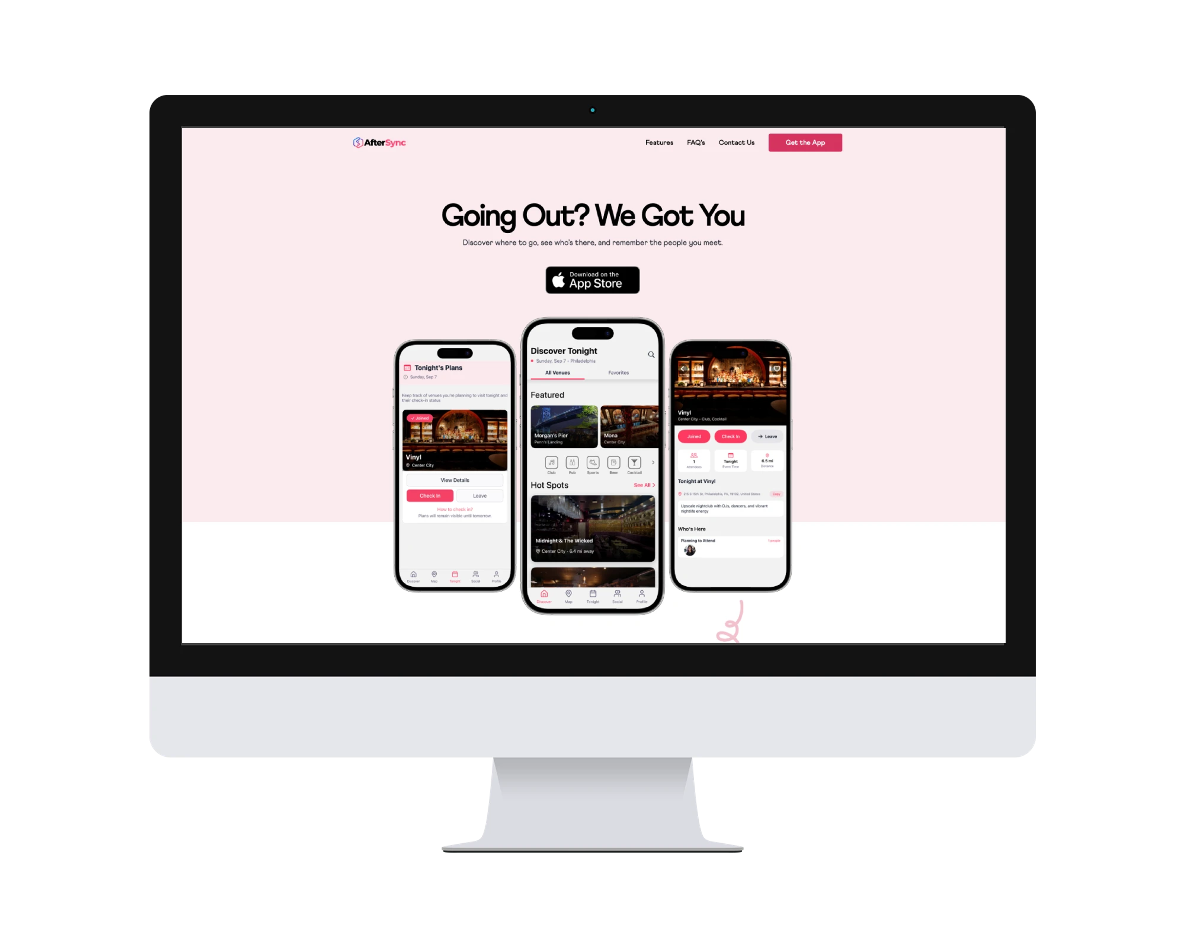 AfterSync responsive Figma-to-HTML landing page