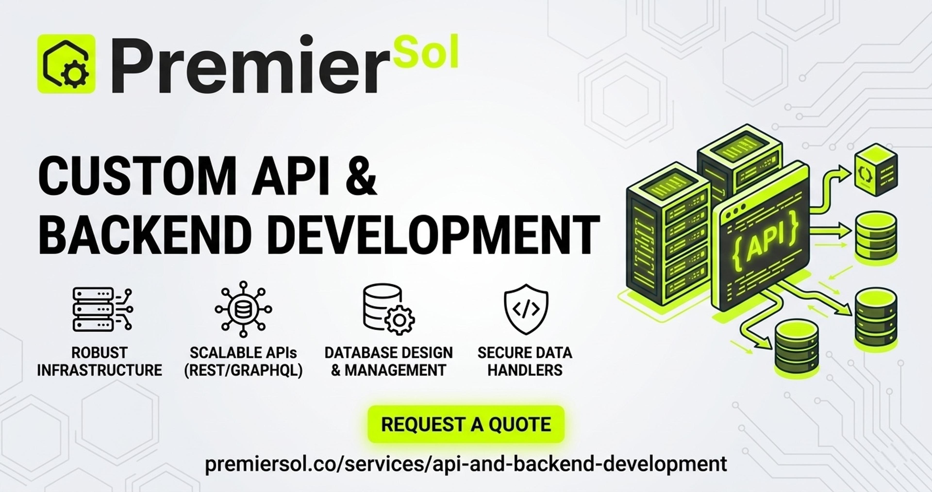 Custom API and Backend Development 