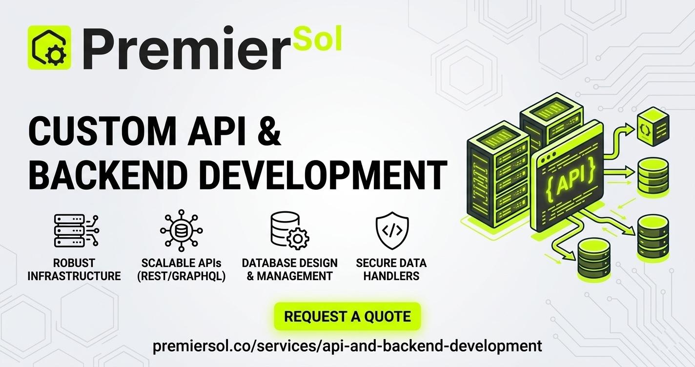 Custom API and Backend Development
