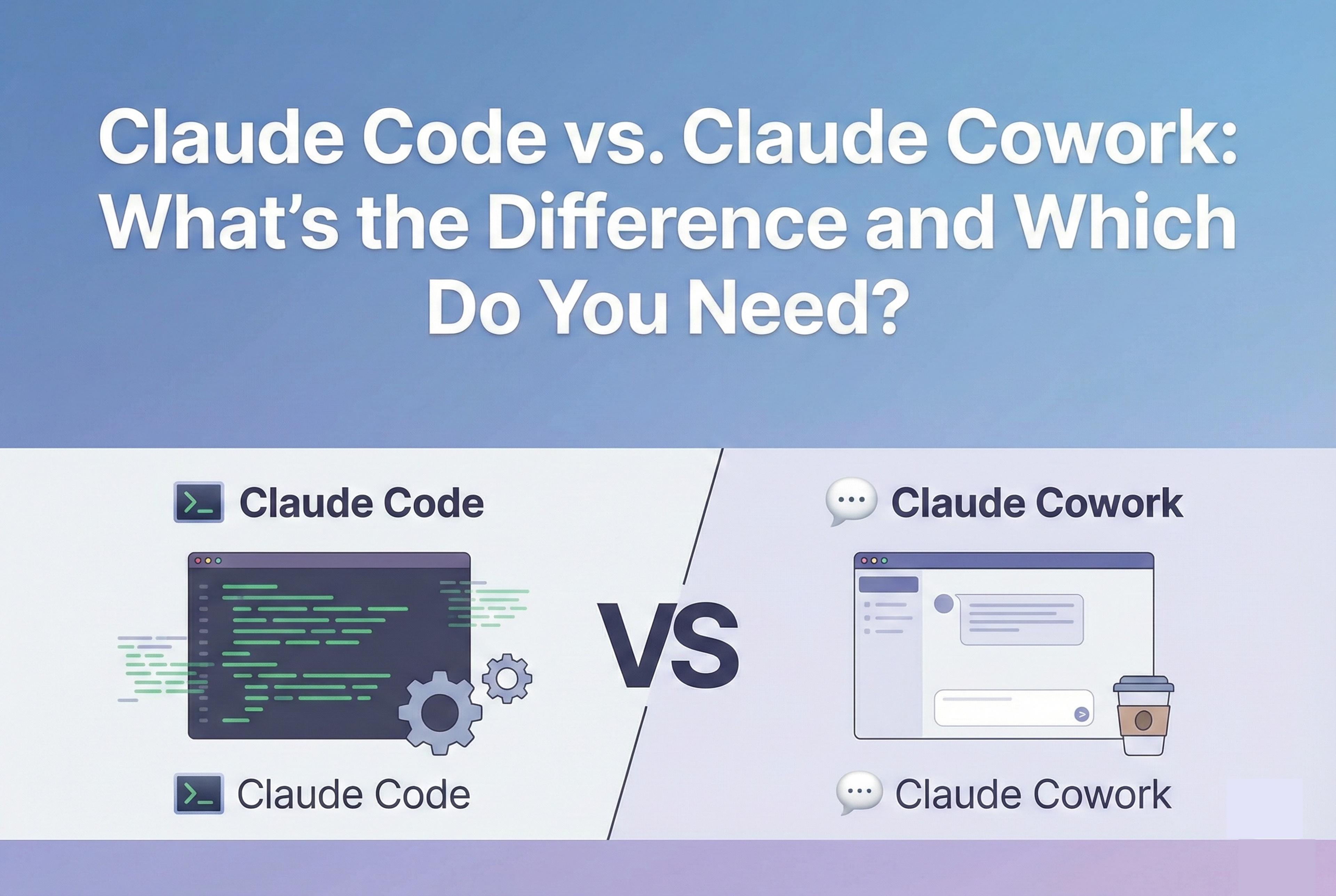 Claude Code vs. Claude Cowork