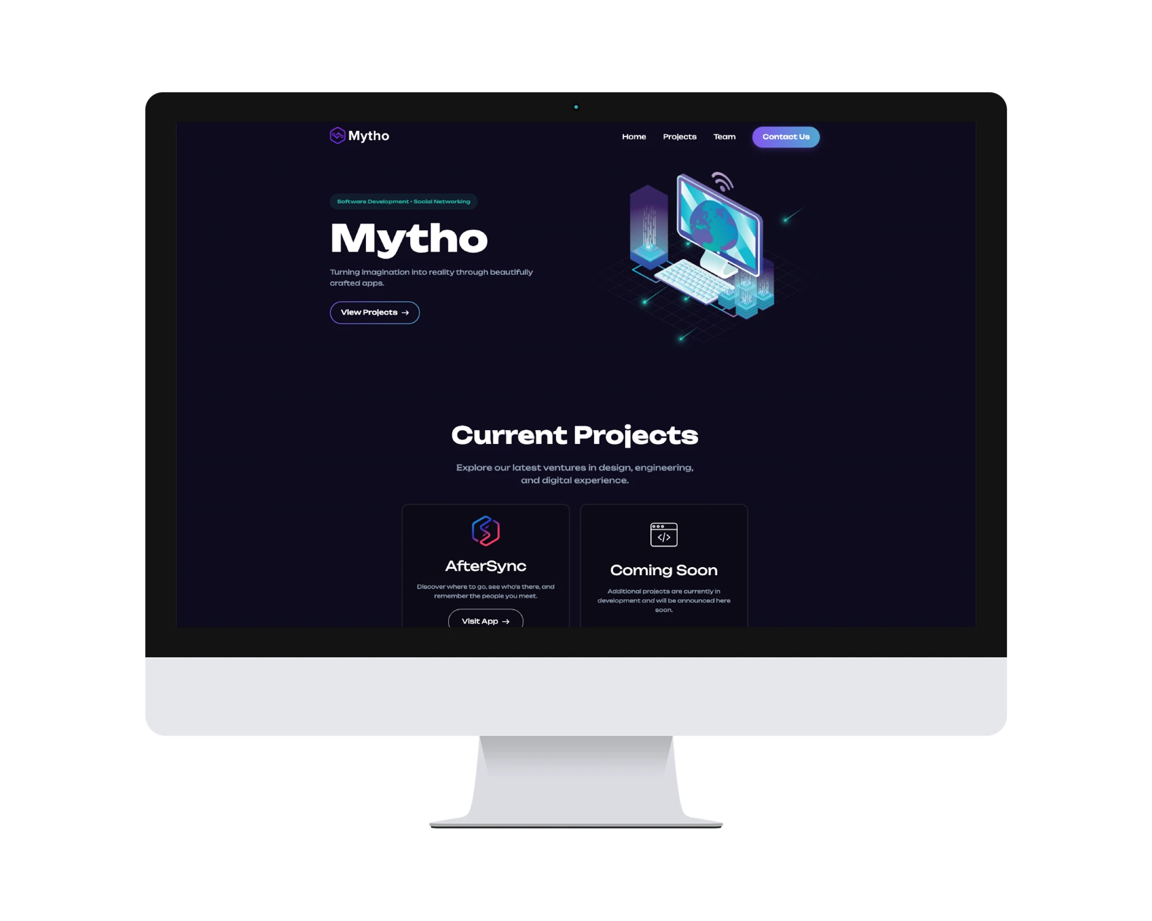 Mytho LLC Figma-to-HTML website