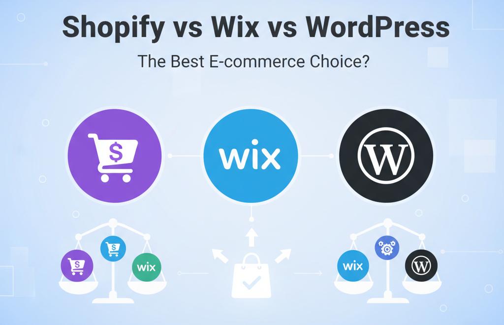 Shopify vs Wix vs WordPress: The Best E-commerce Choice
