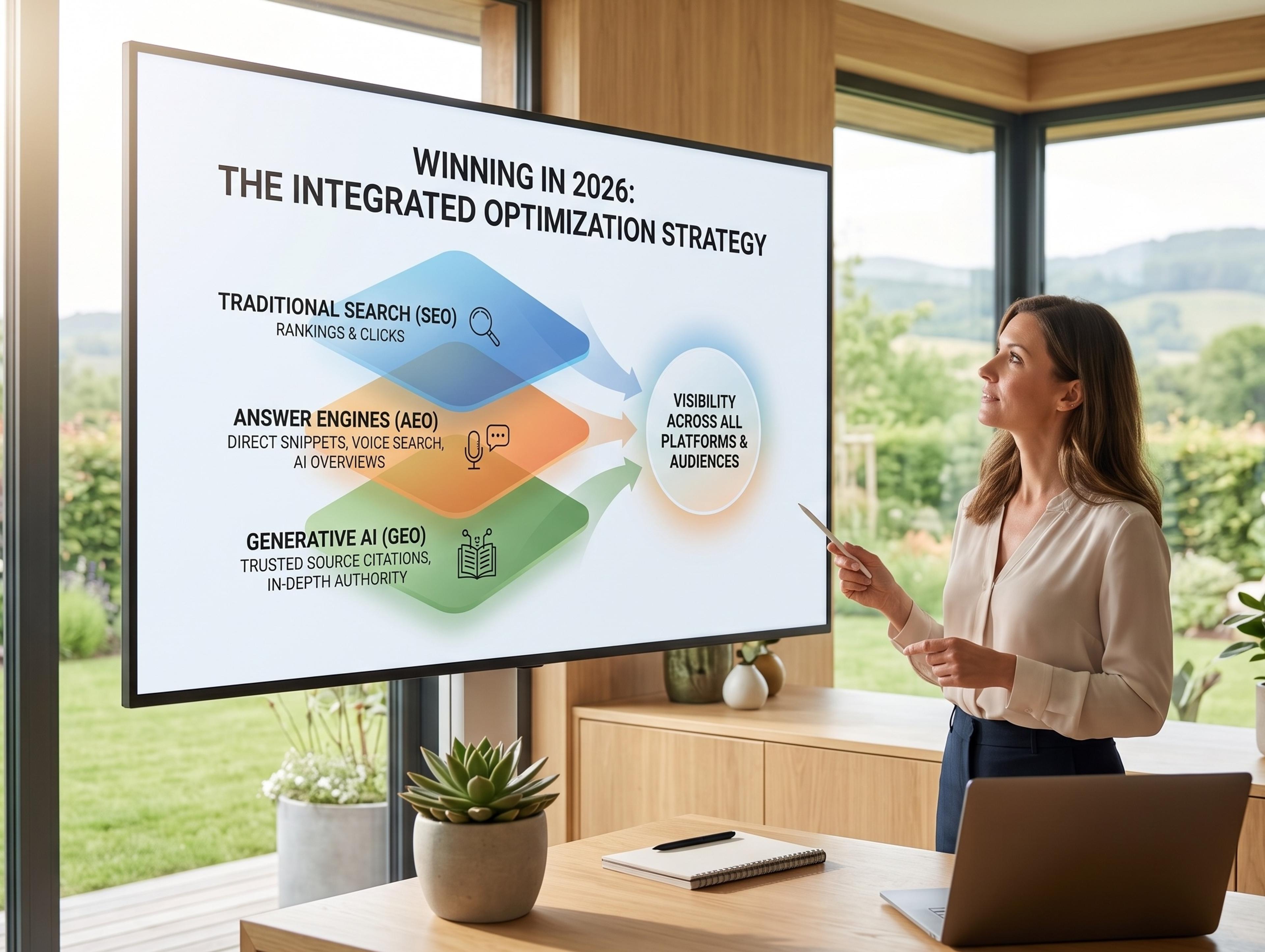 Optimization Strategy like SEO, AEO and GEO