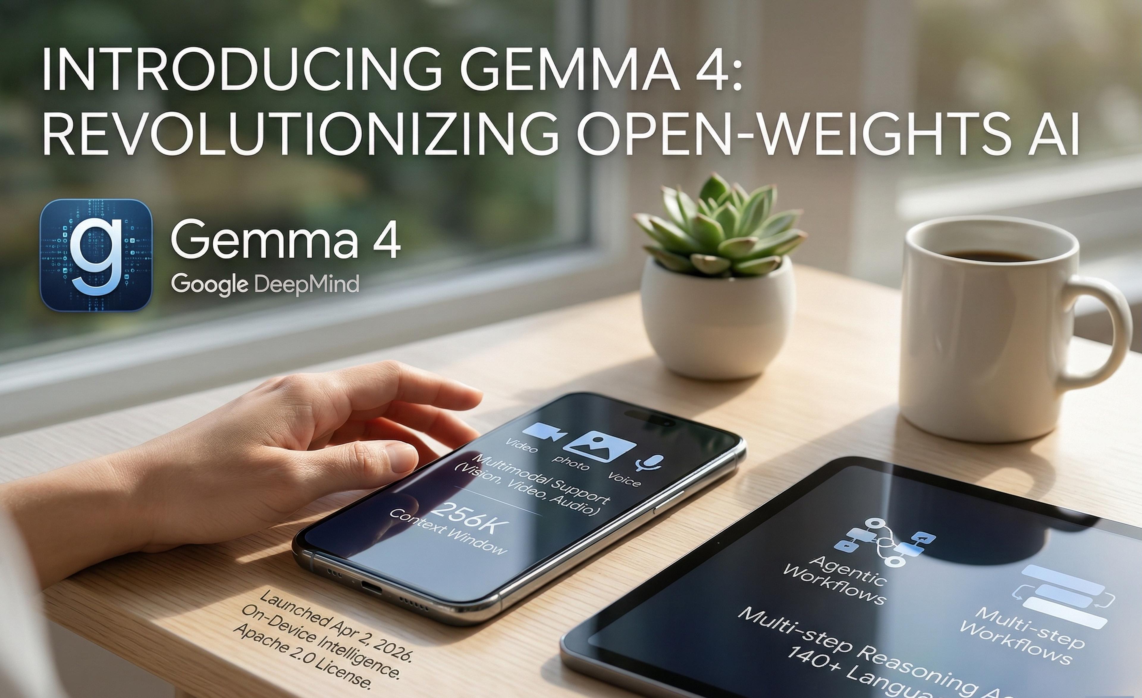 Gemma 4 is Here - How Google's New Open Models Power the Future of On-Device AI