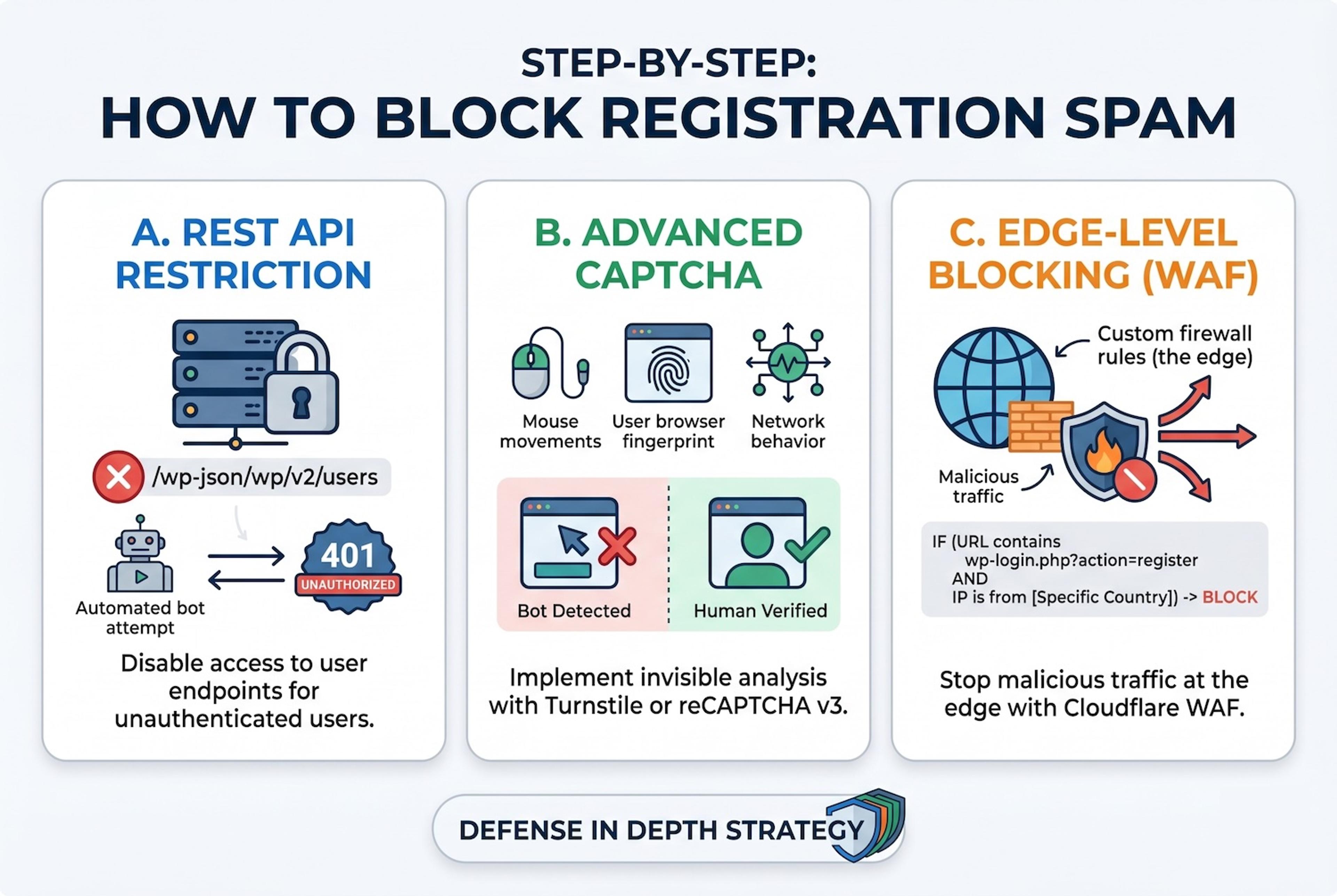 How to Block Registration Spam