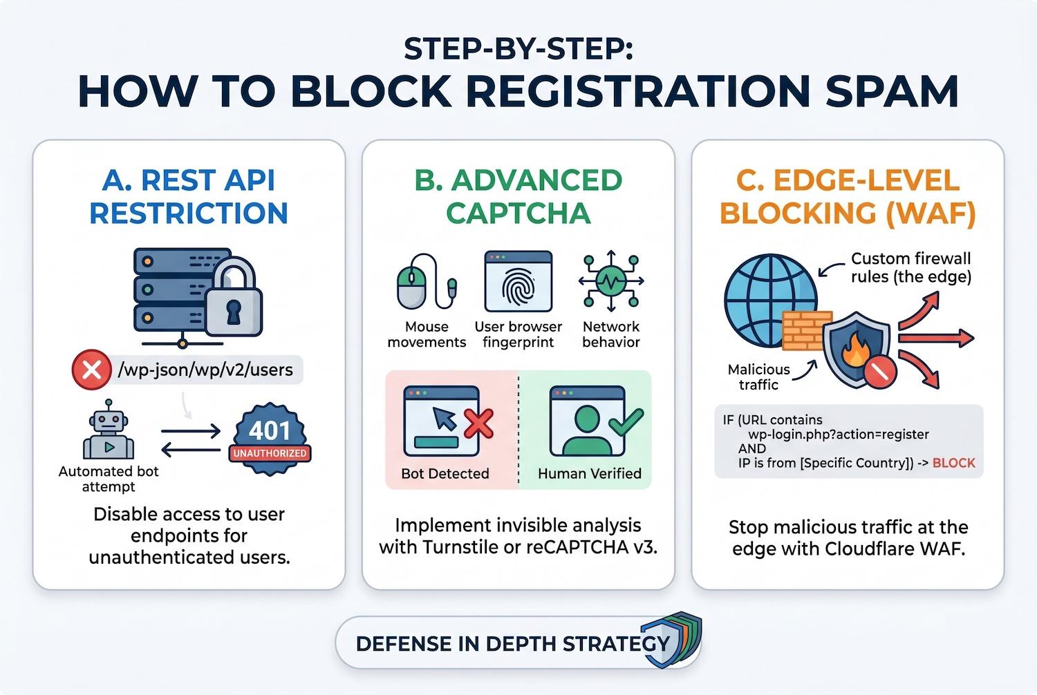 How to Block Registration Spam