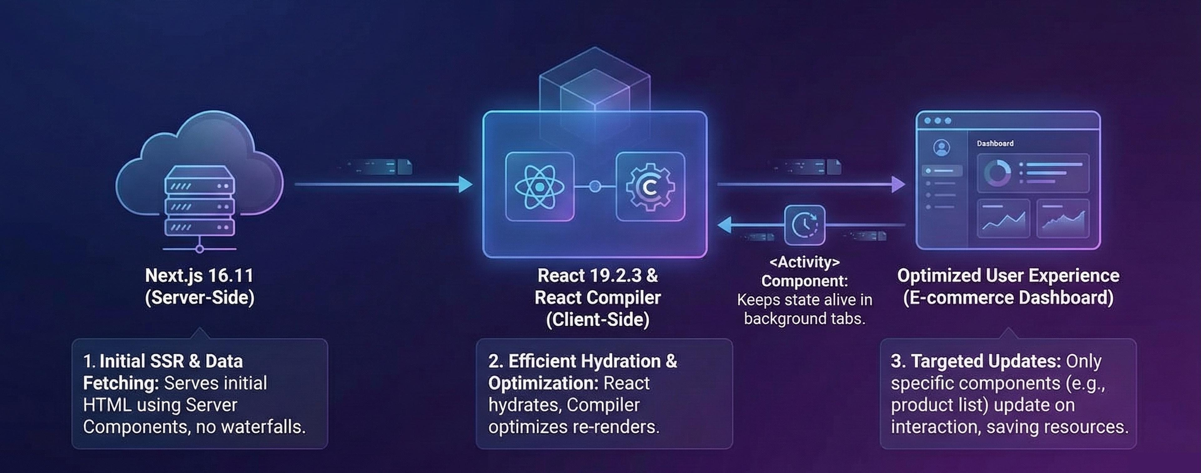 ReactJS compiler, nextjs and reactjs works together