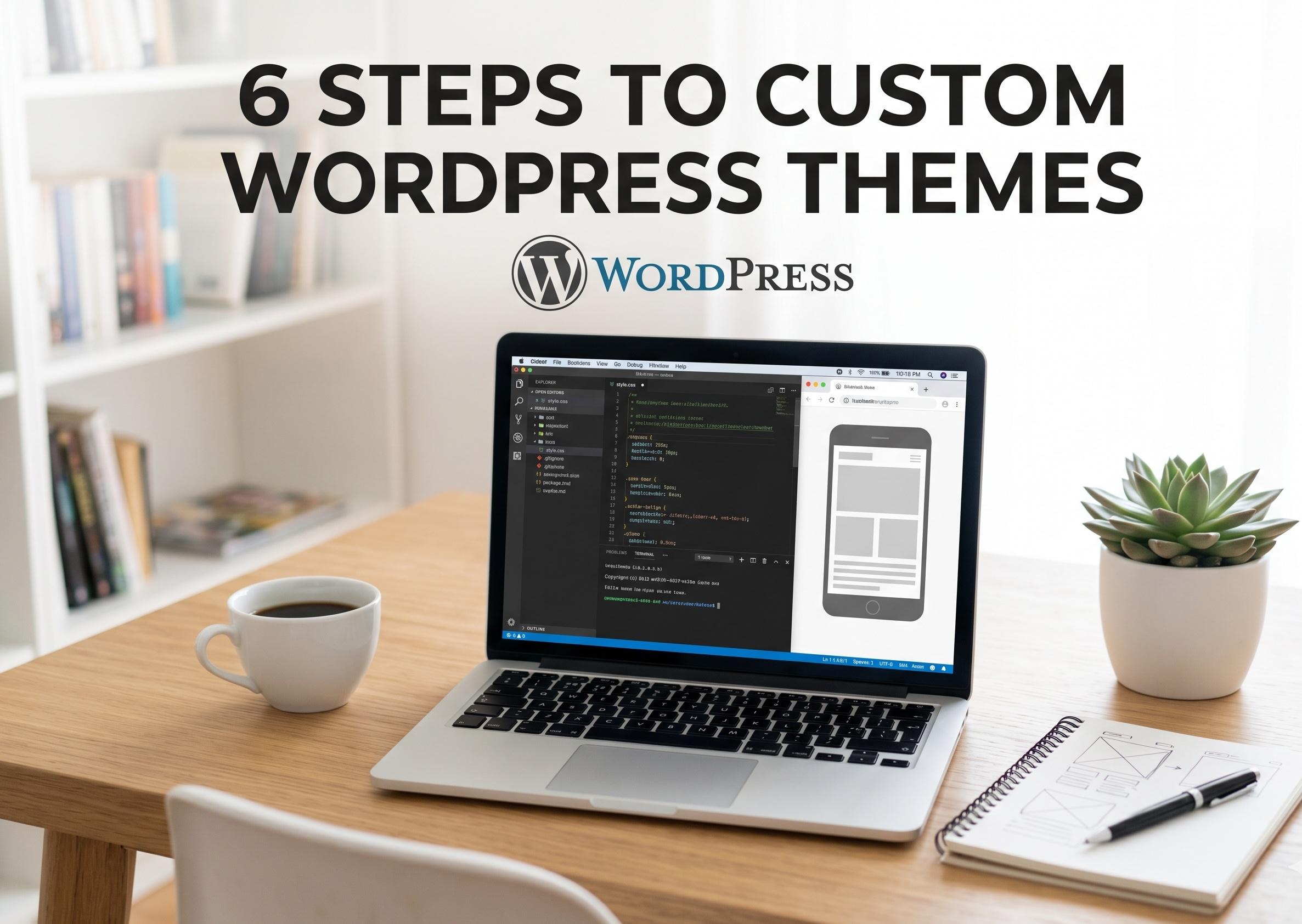 6 Steps to Custom WordPress Theme