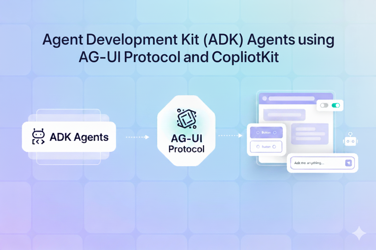 Agent Development Kit (ADK) Agents using AG-UI Protocol and CopilotKit