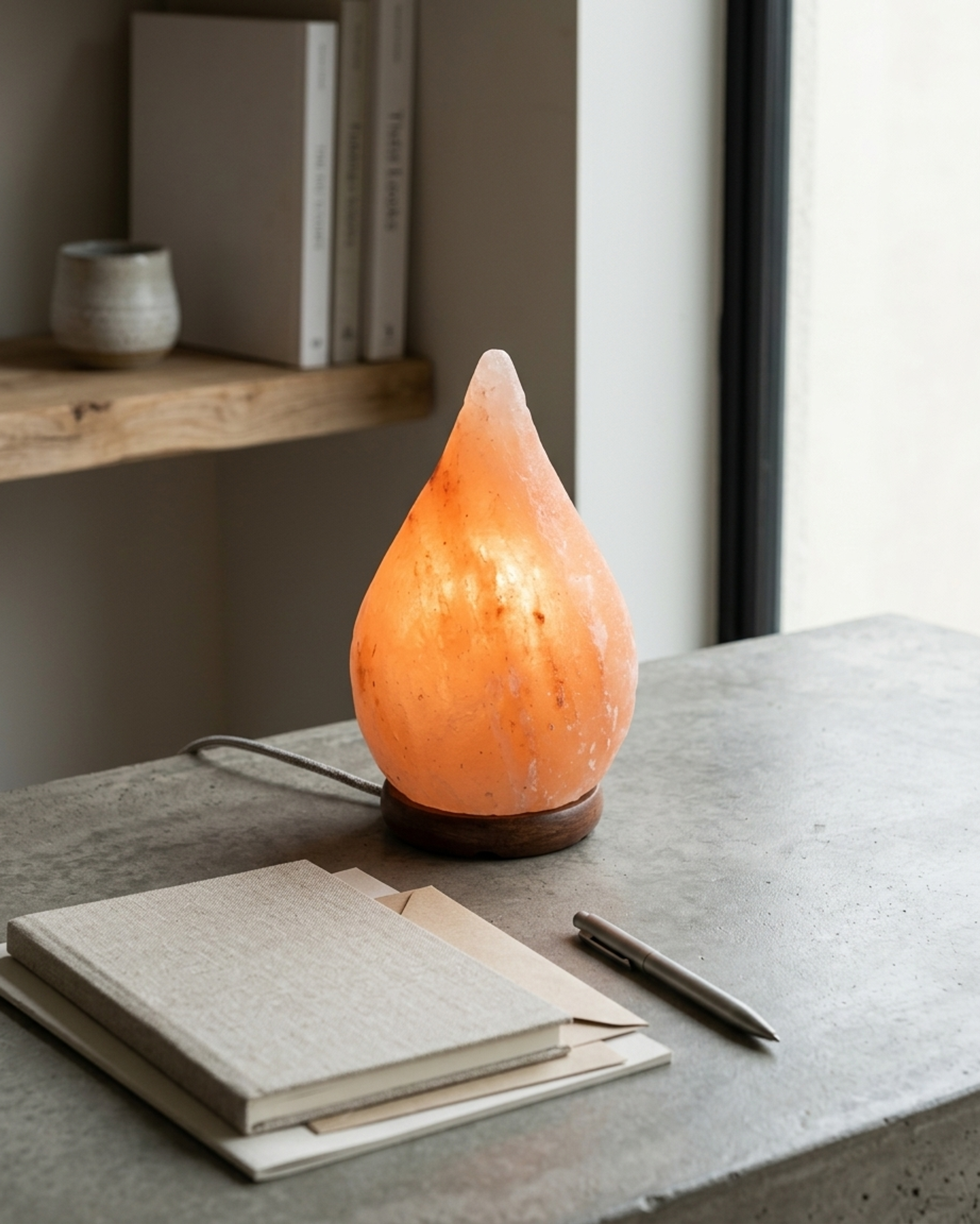 NS106 Himalayan Pink Salt Tear Lamp