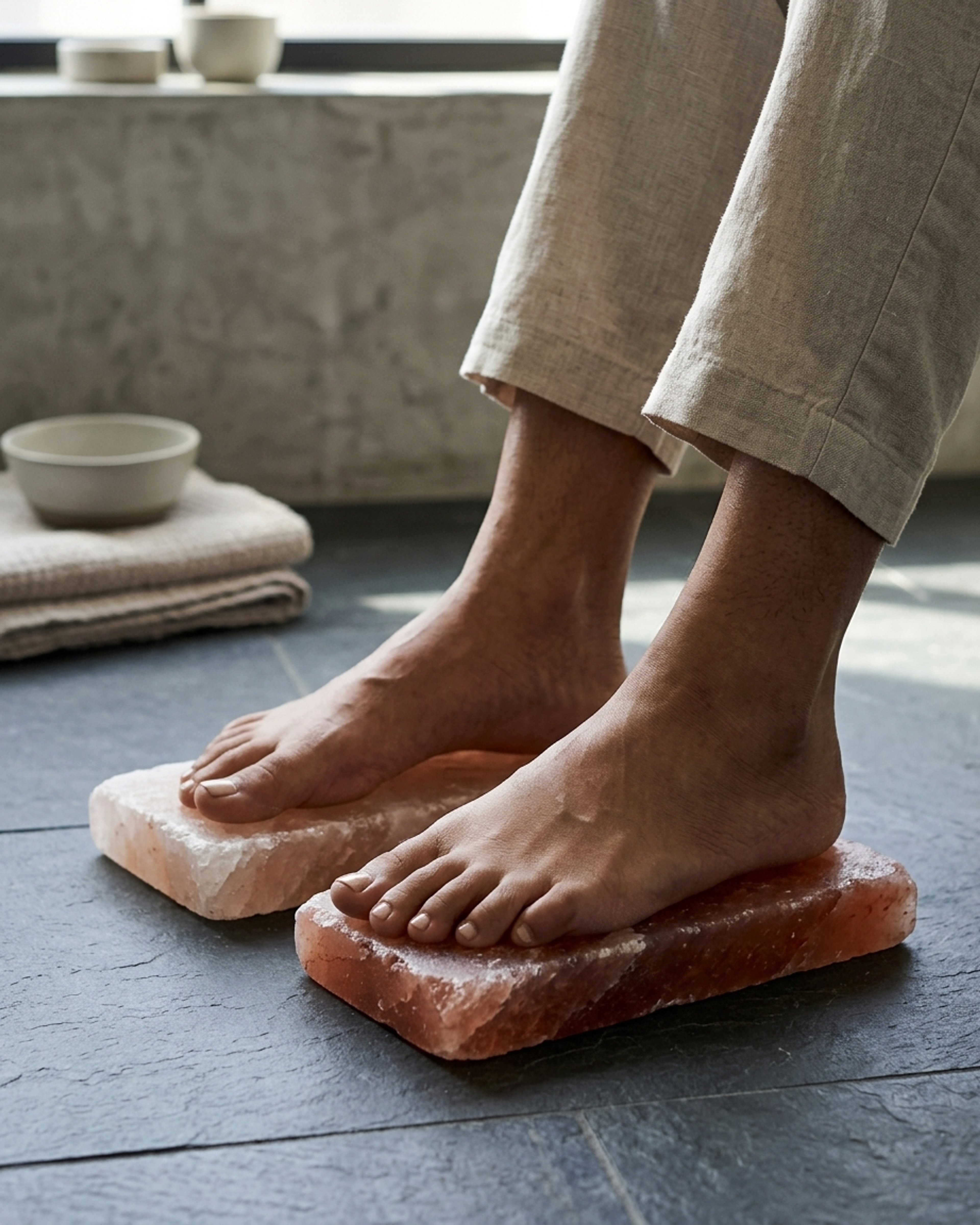NS143 Himalayan Pink Salt Foot Detox Tiles