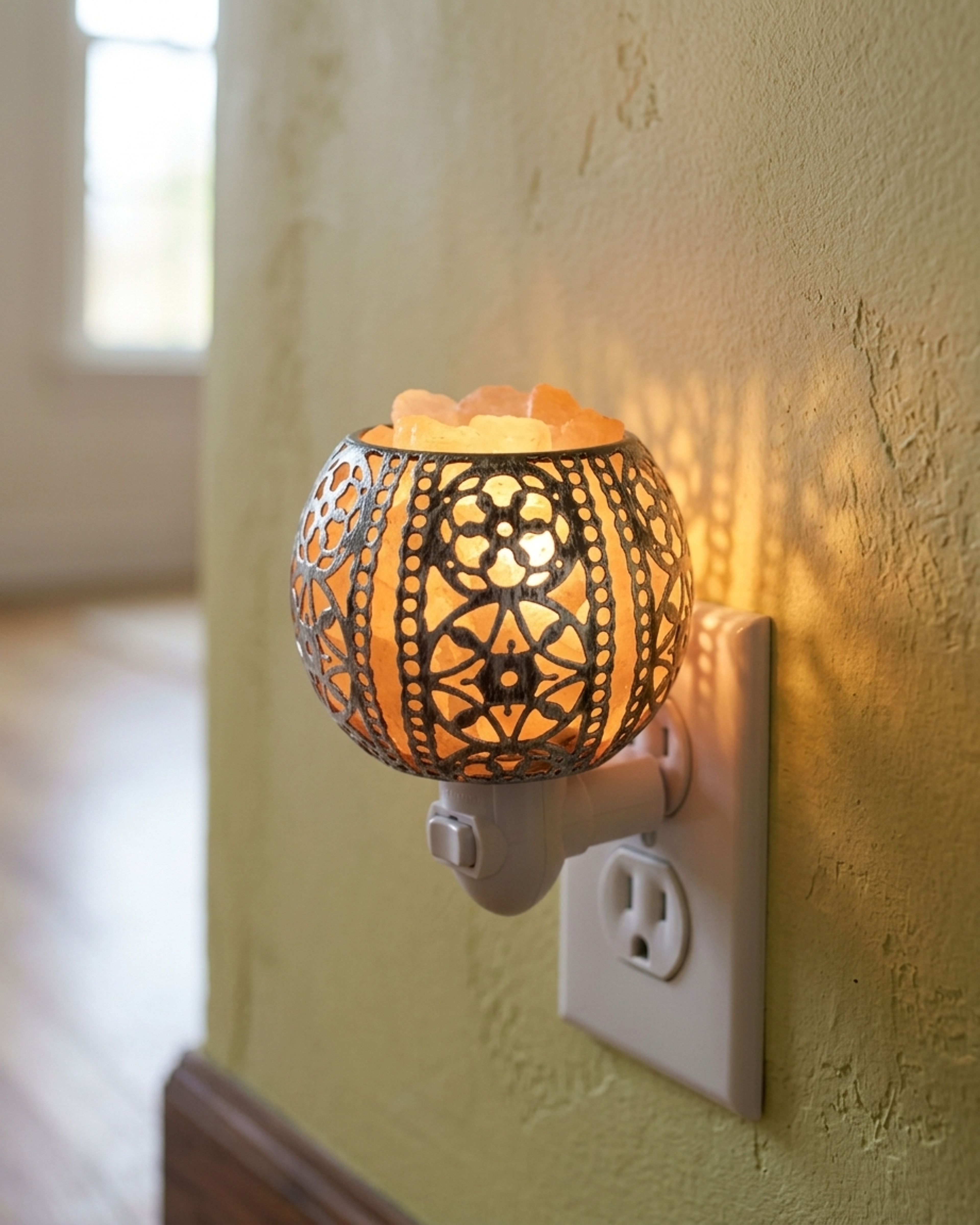 NS89 Himalayan Pink Salt Night Light Holders