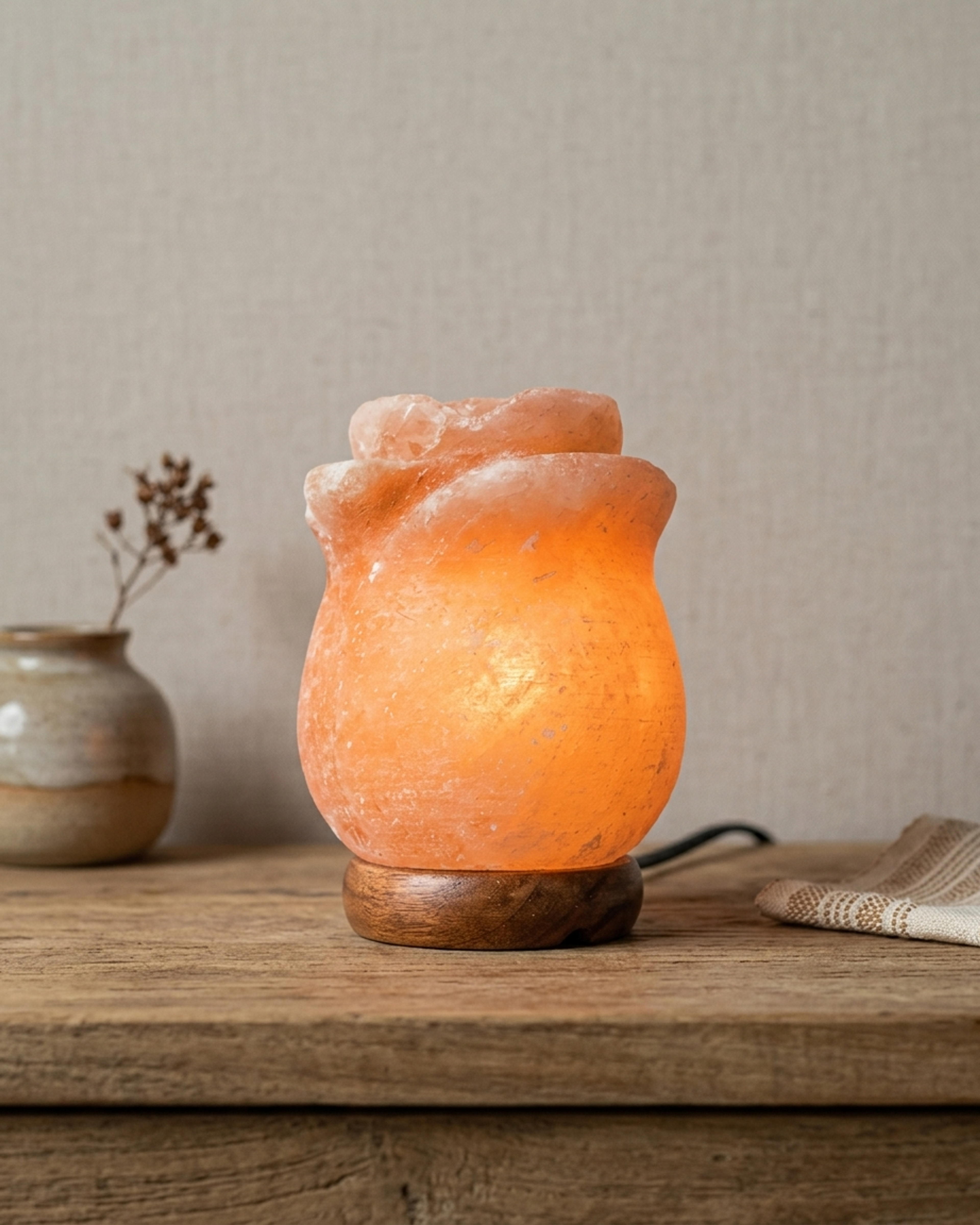 NS100 Himalayan Pink Salt Flower Lamp