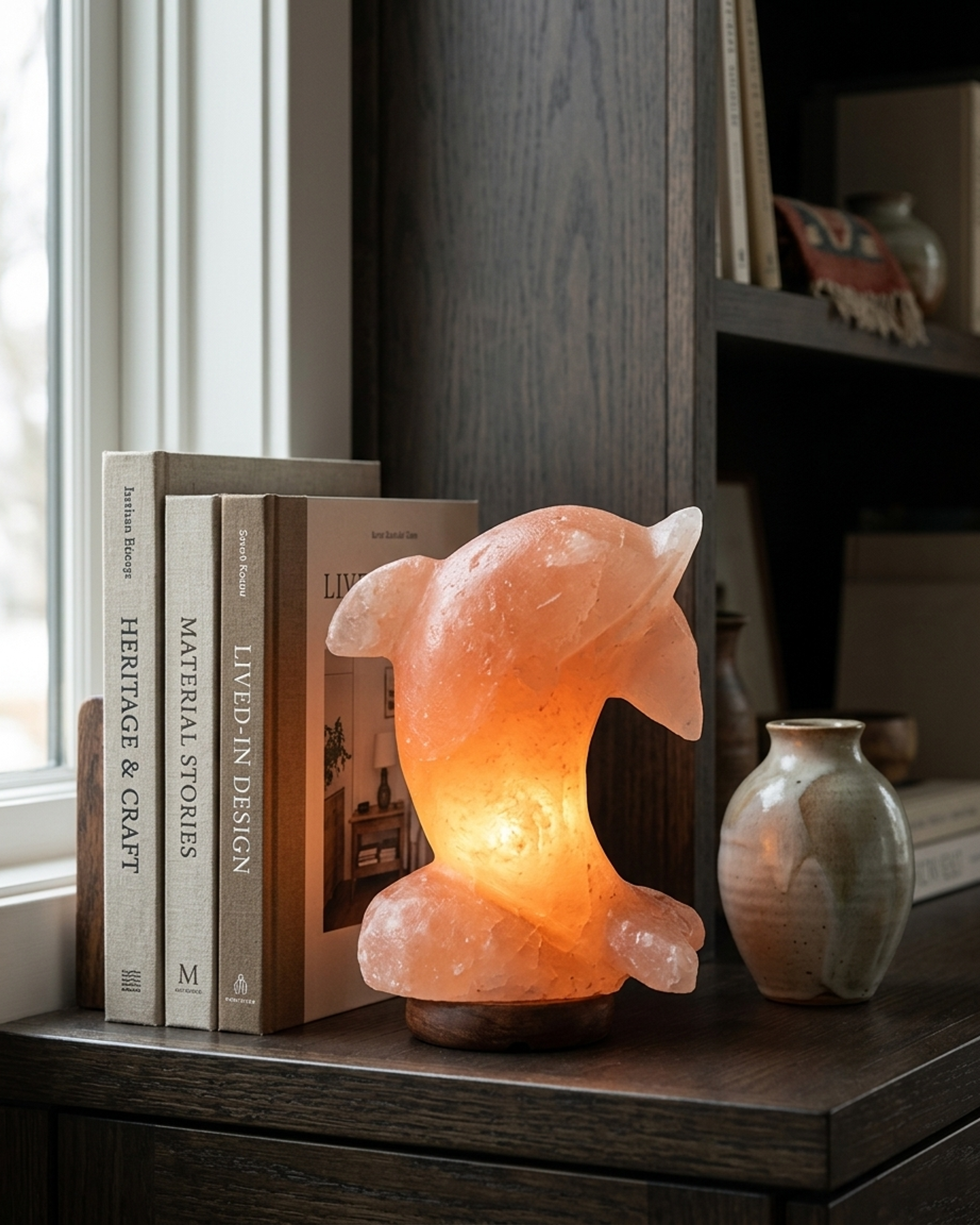 NS37 Himalayan Pink Salt Fish Lamp