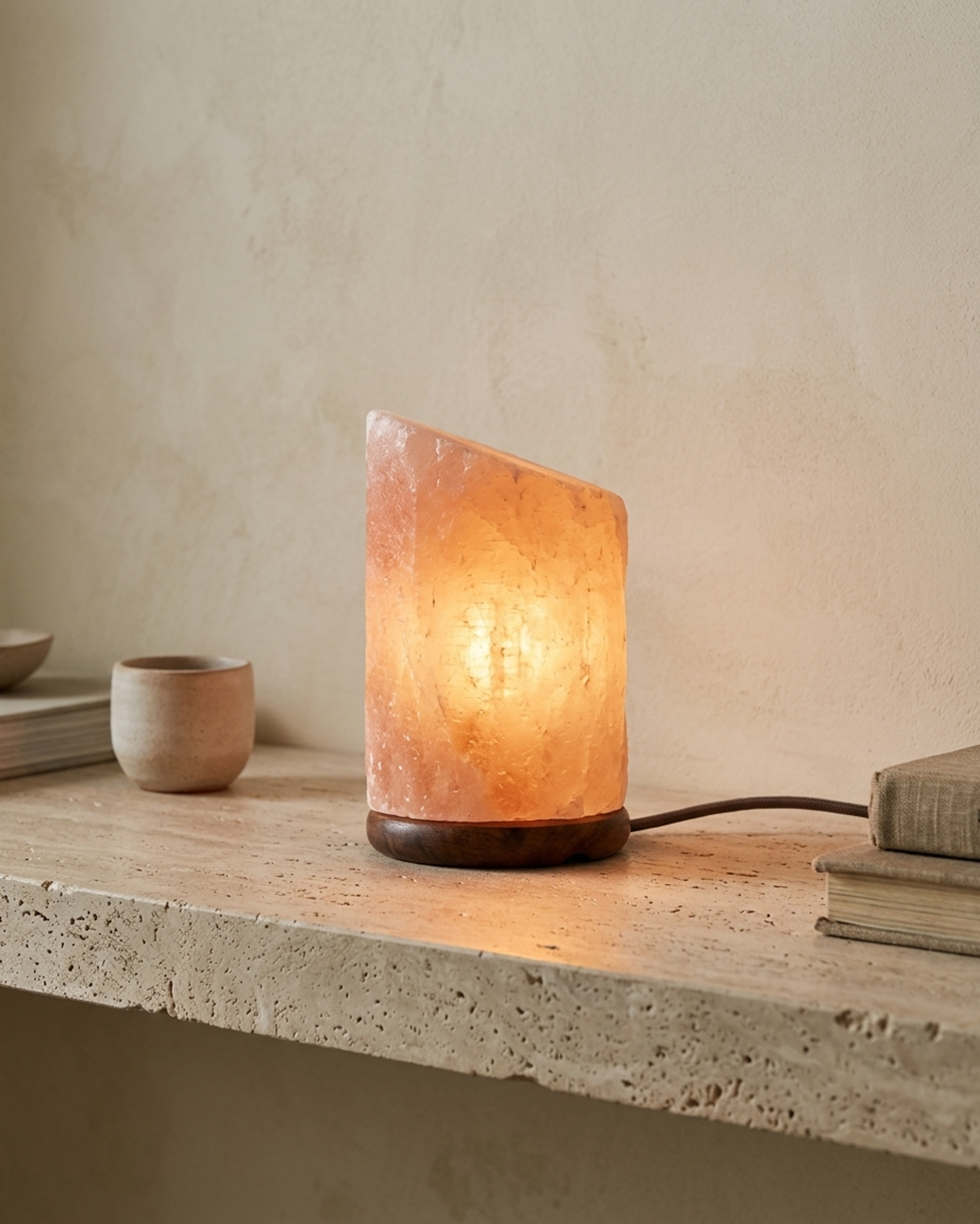 NS126 Himalayan Pink Salt Cylinder Lamp