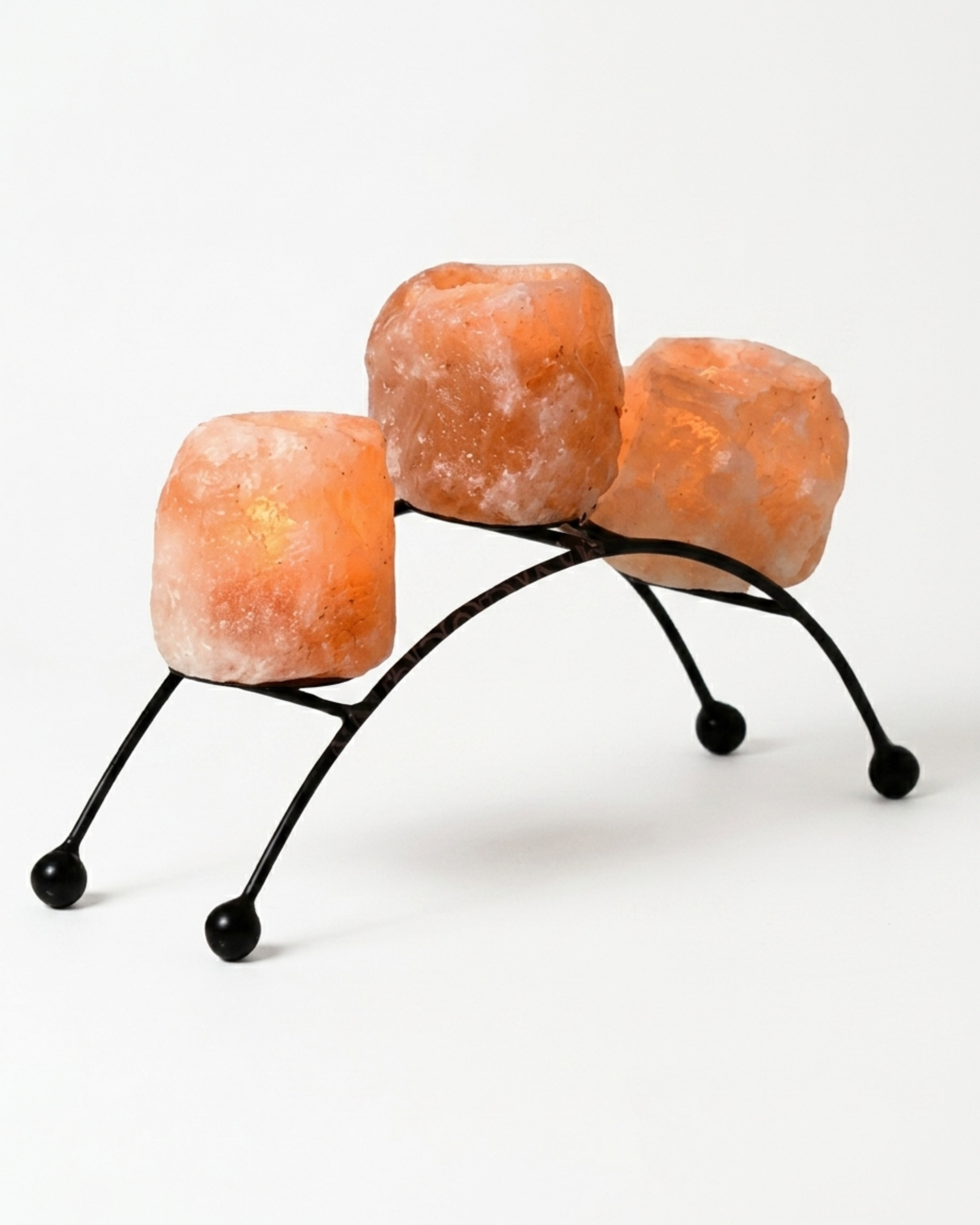 NS54 Himalayan Pink Salt Tea Light Natural Candle Holders