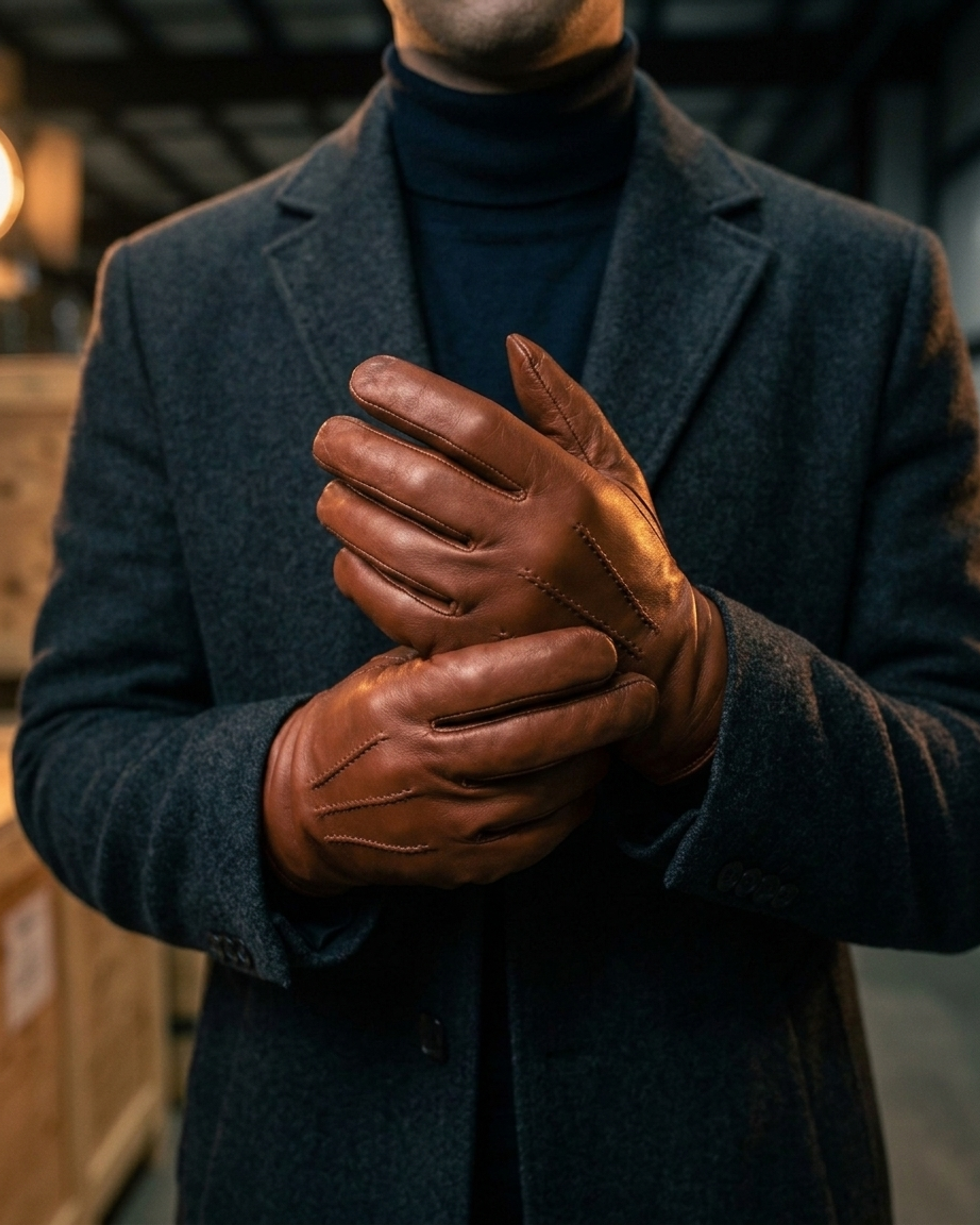 PL6 Formal Brown Gloves