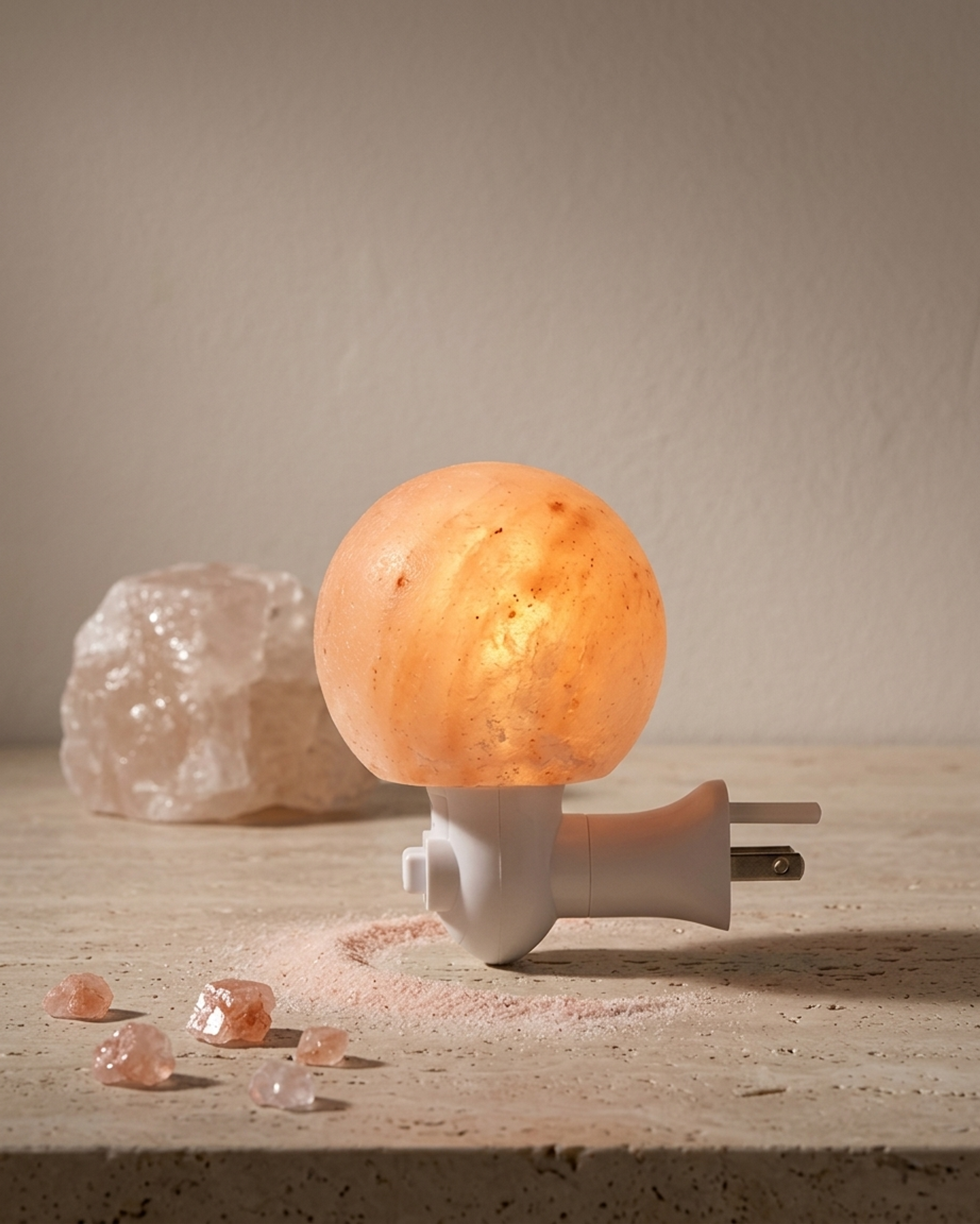 NS83 Himalayan Pink Salt Night Light Holders