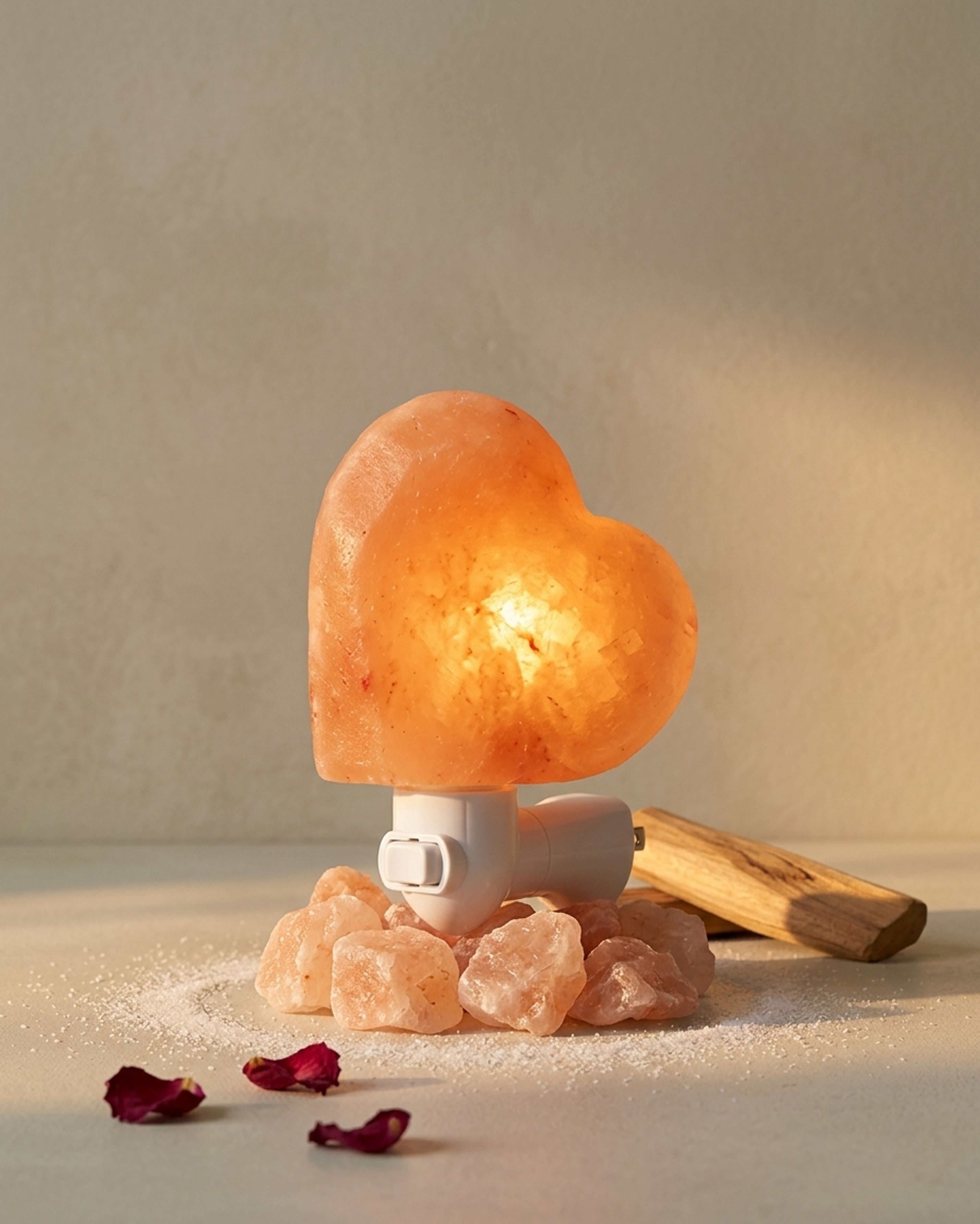 NS128 Himalayan Pink Salt Night Light Holders