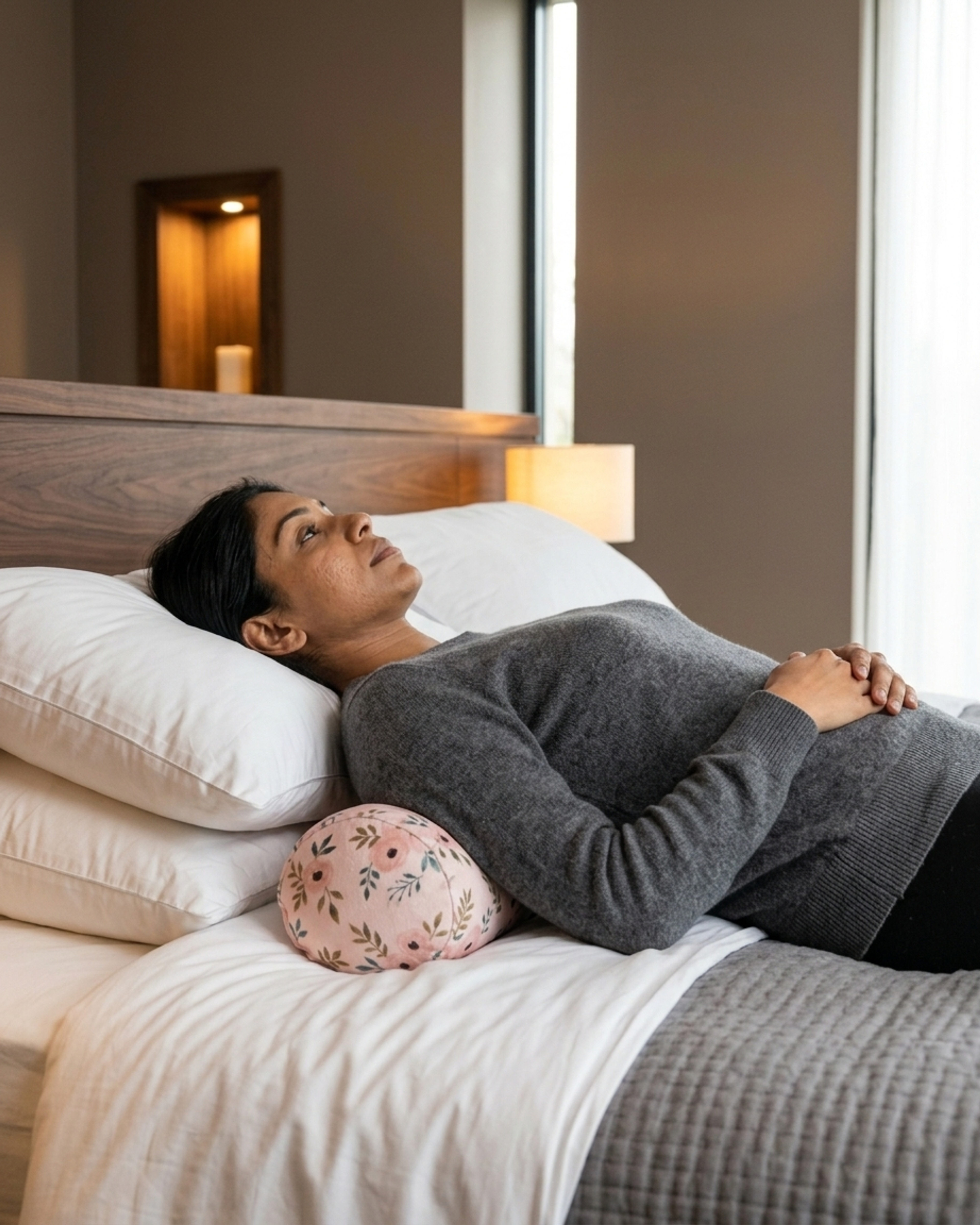 NS146 Himalayan Salt Lumbar & Back Pillow
