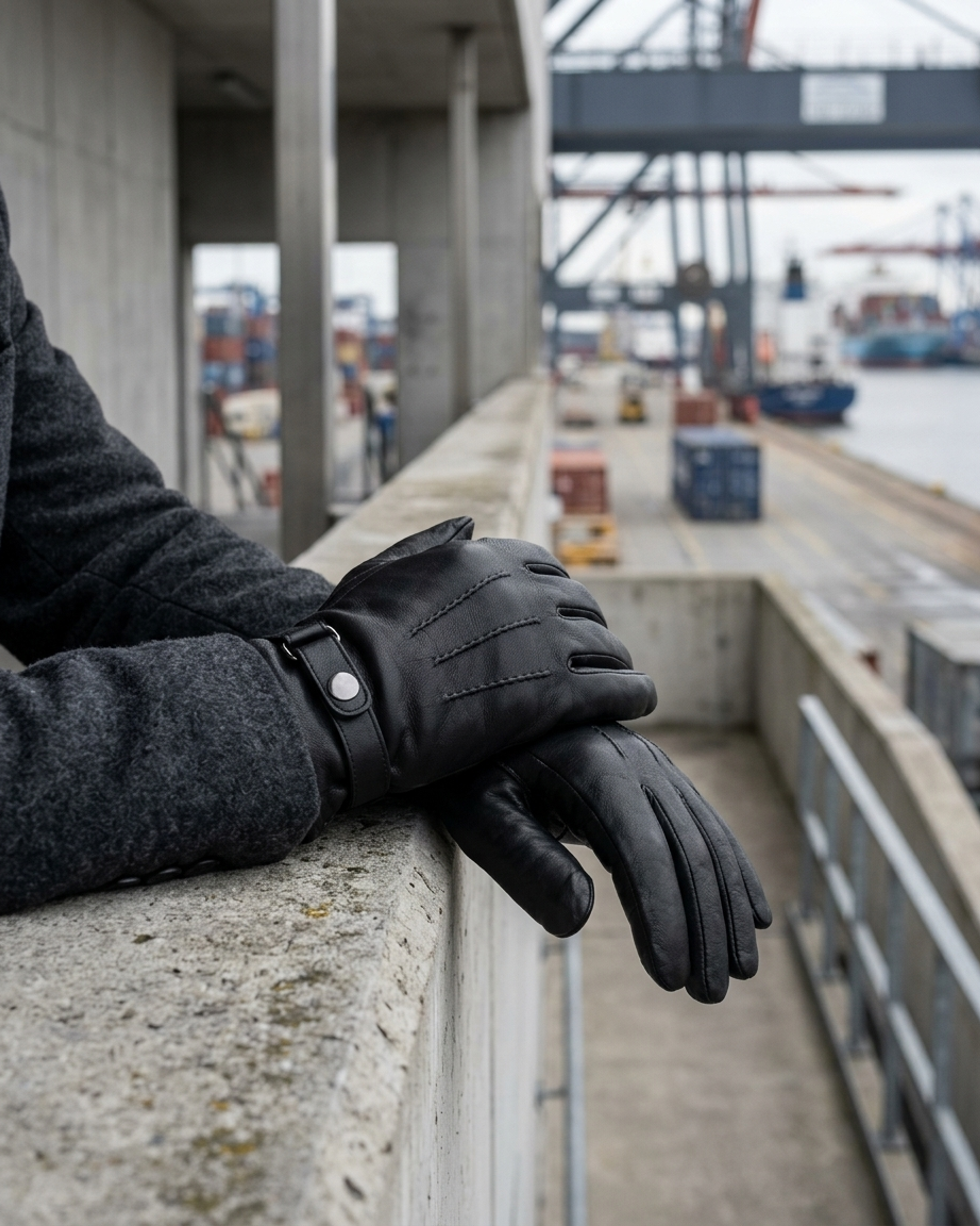 PL7 Formal Black Gloves