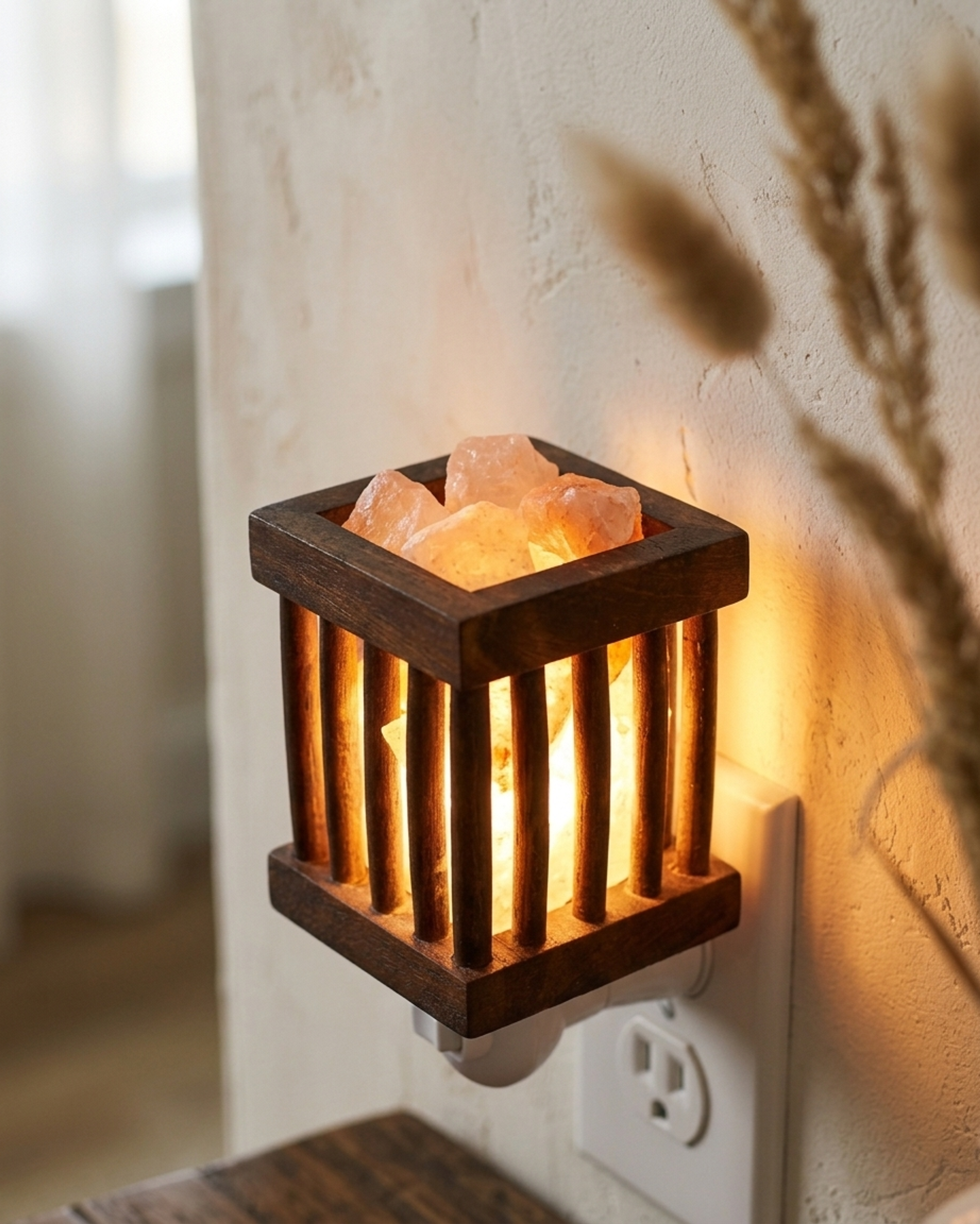 NS88 Himalayan Pink Salt Night Light Holders