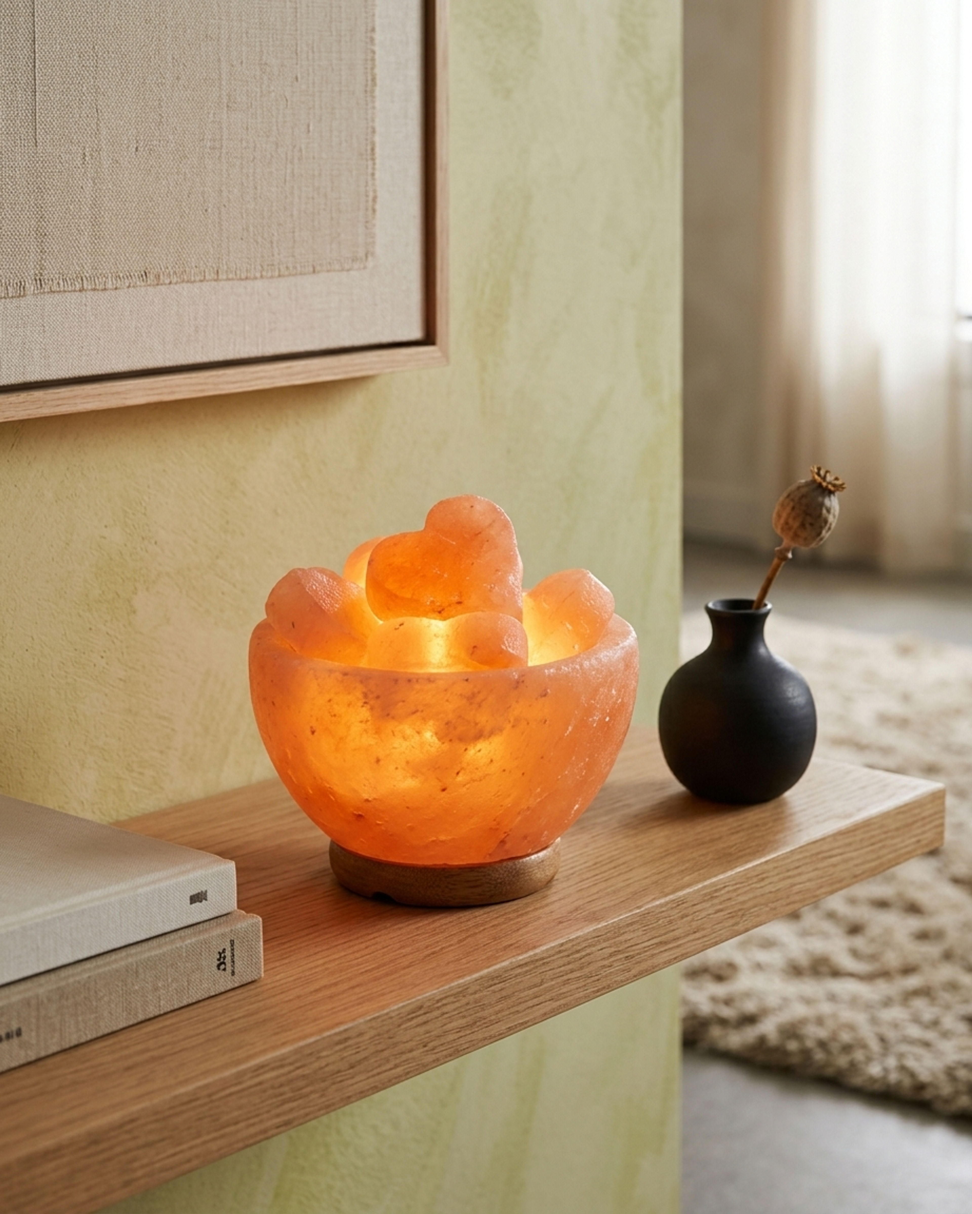 NS139 Himalayan Pink Salt Bowl Lamp