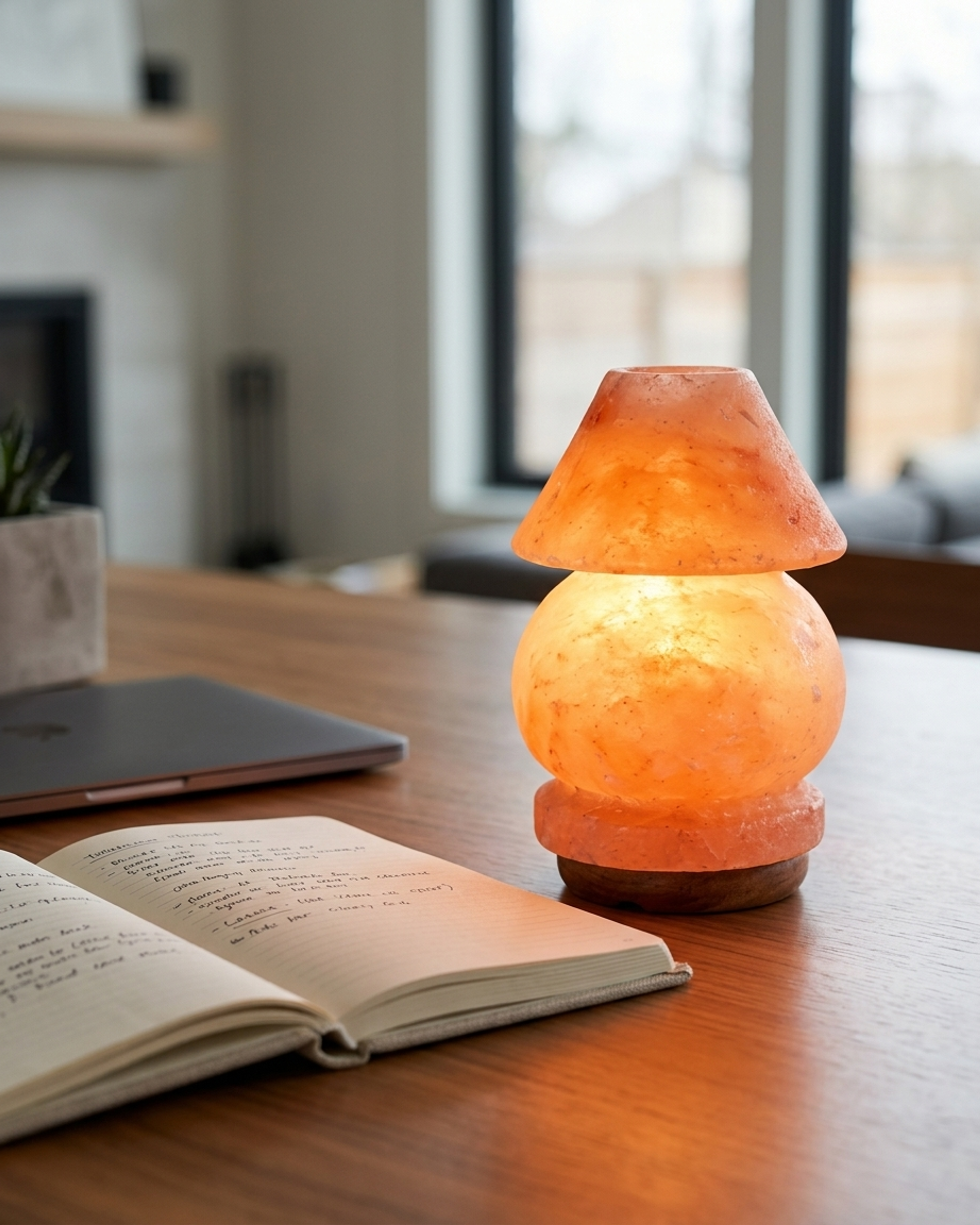 NS110 Himalayan Pink Salt Table Lamp