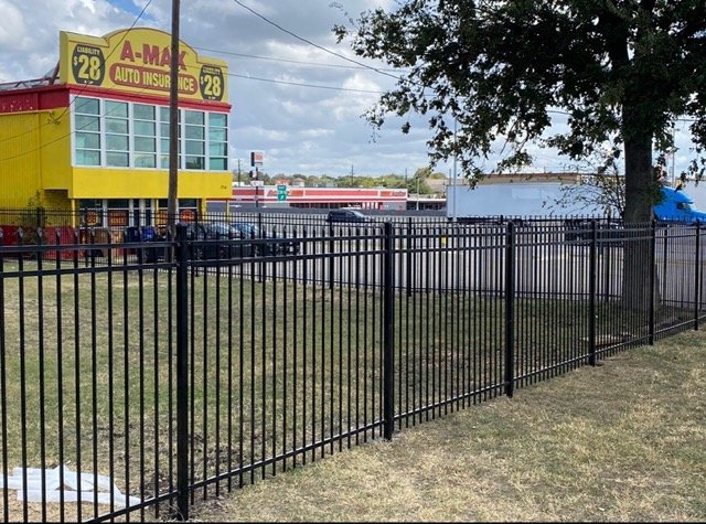 iron fence for business corporations